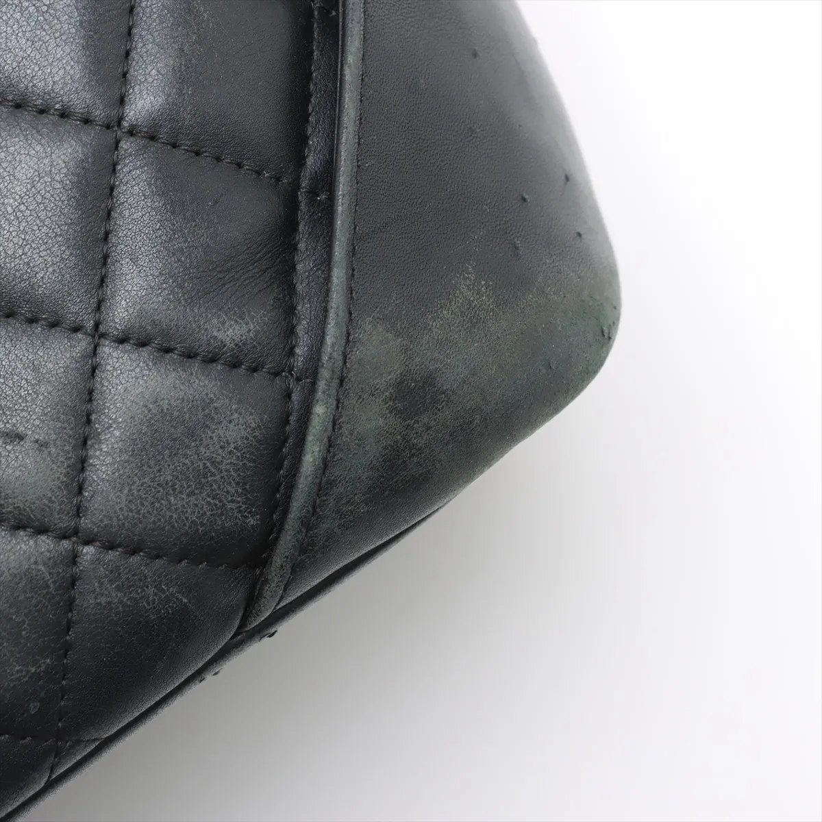 Cambon Line Lambskin Tote Bag Black Silver Hardware 8949506 No. 8 — view 13