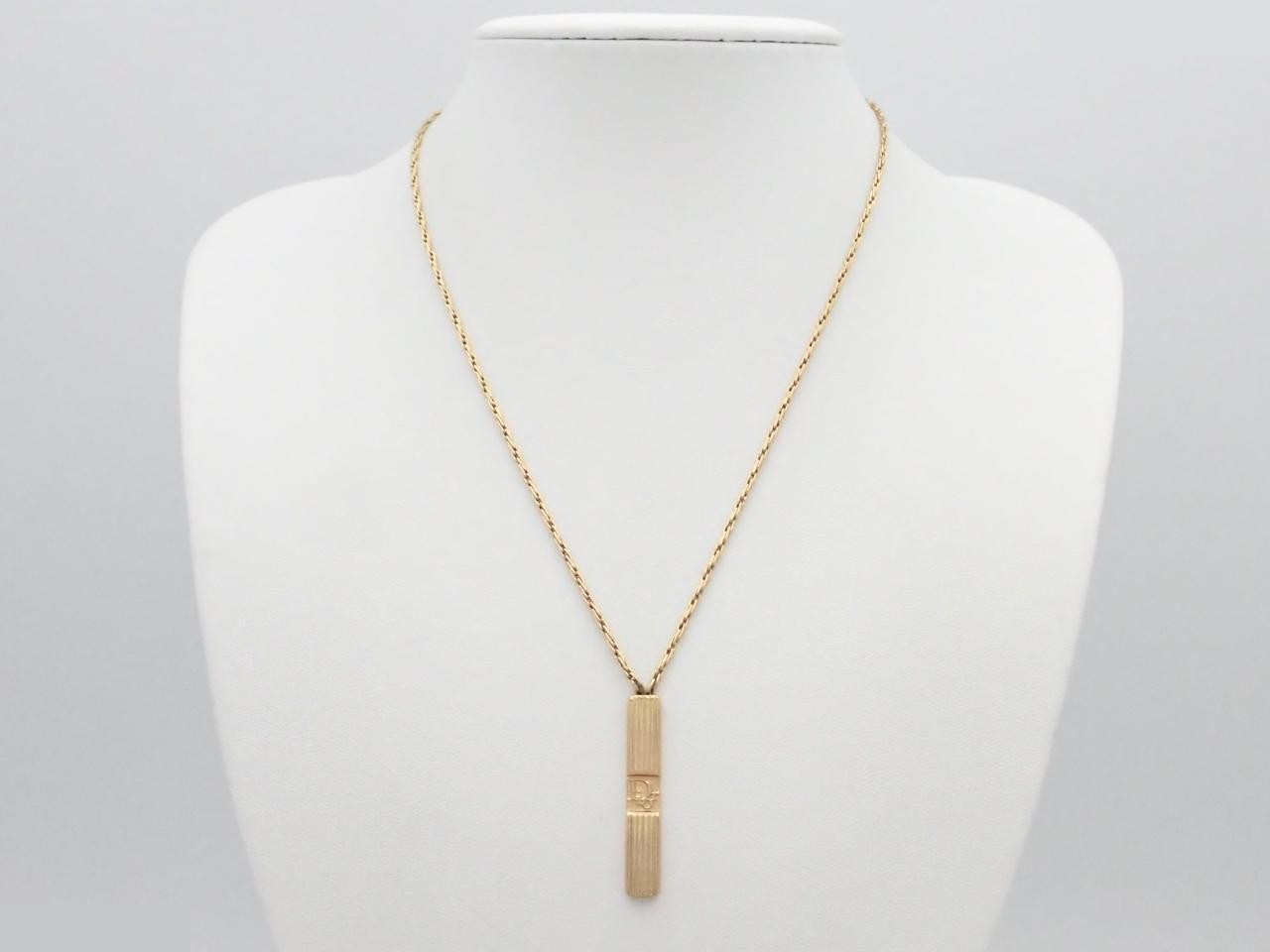 Necklace, logo, GP (gold plated), chain approximately 44cm — view 3