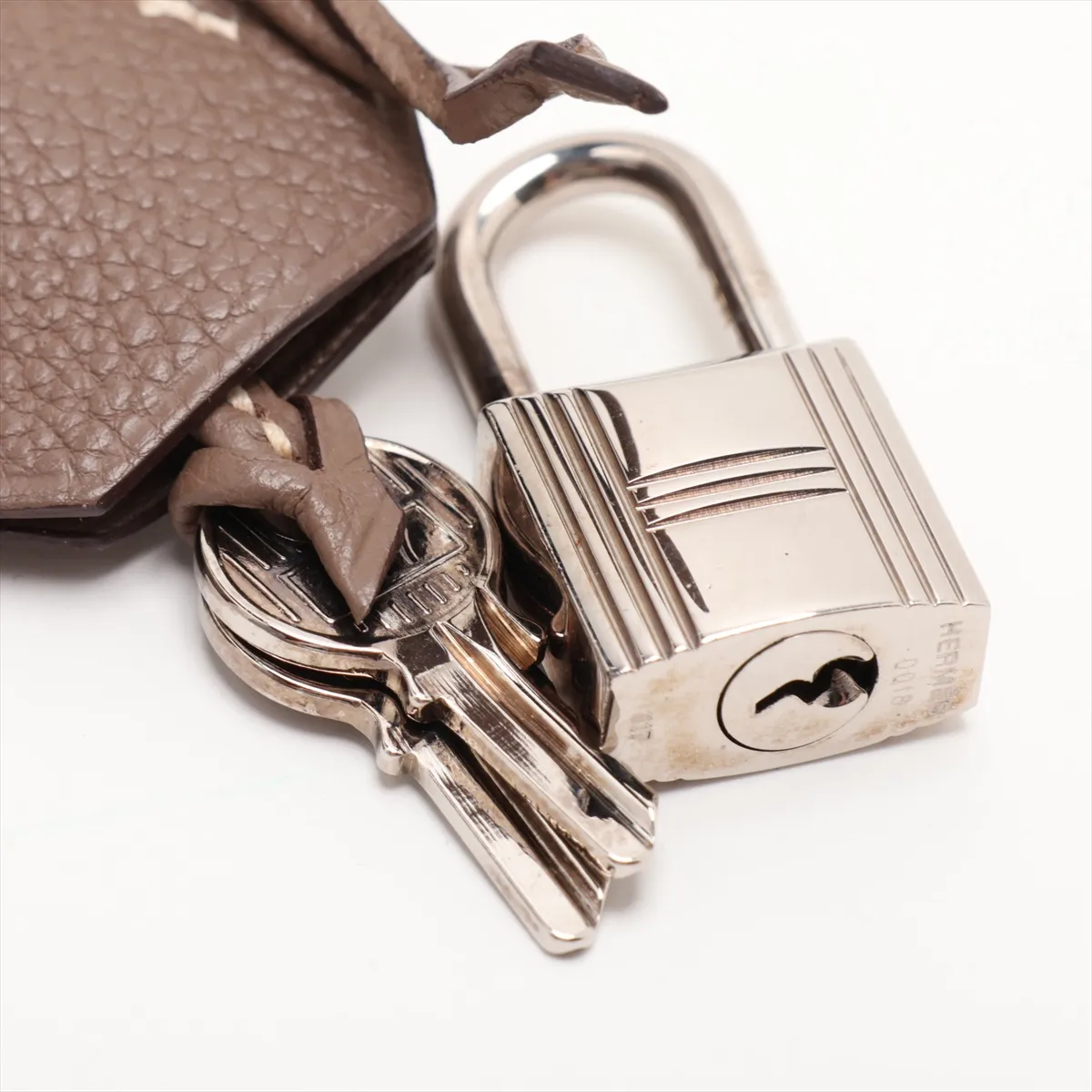 [Individually packaged] Hermes Birkin 30 Letournée Togo Etoupe Silver Hardware L: 2008 — view 11
