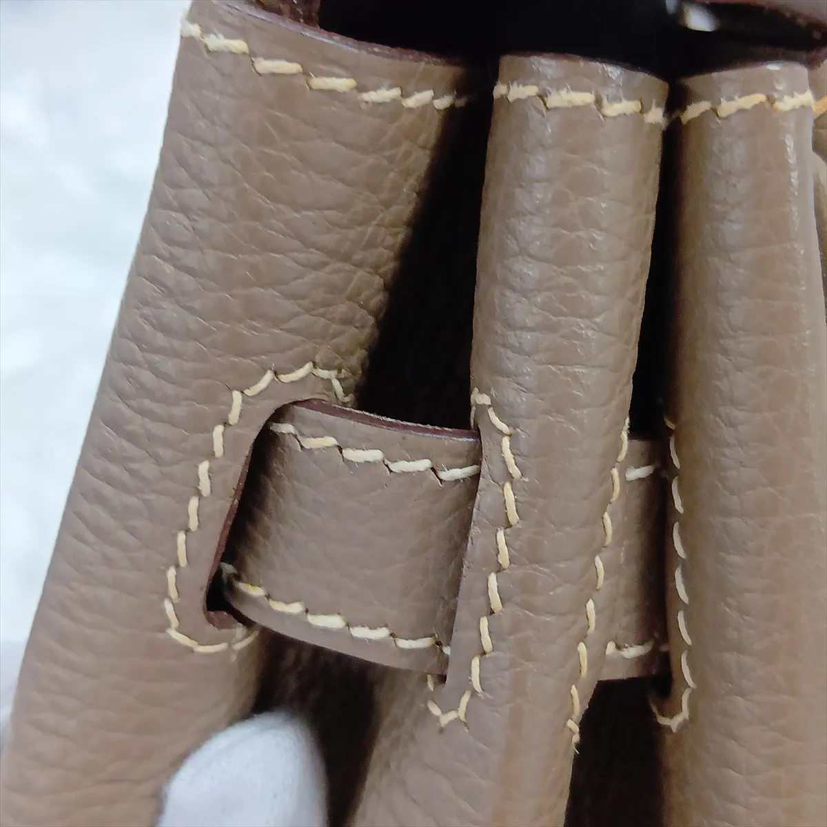 [Individually packaged] Hermes Birkin 30 Letournée Togo Etoupe Silver Hardware L: 2008 — view 12
