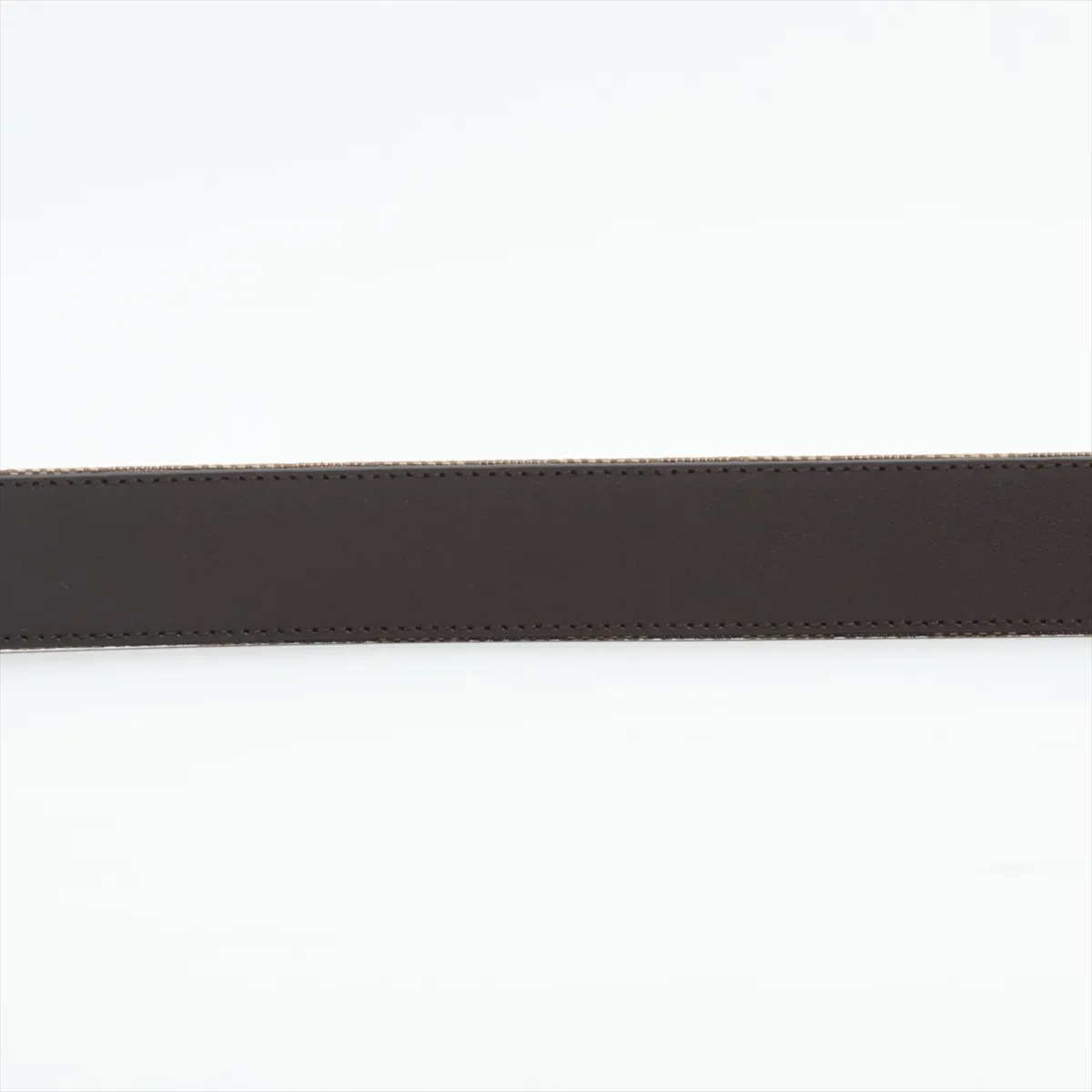 625839 GG Supreme Belt, Size 75, Canvas x Leather, Beige. Shows signs of wear, — view 4