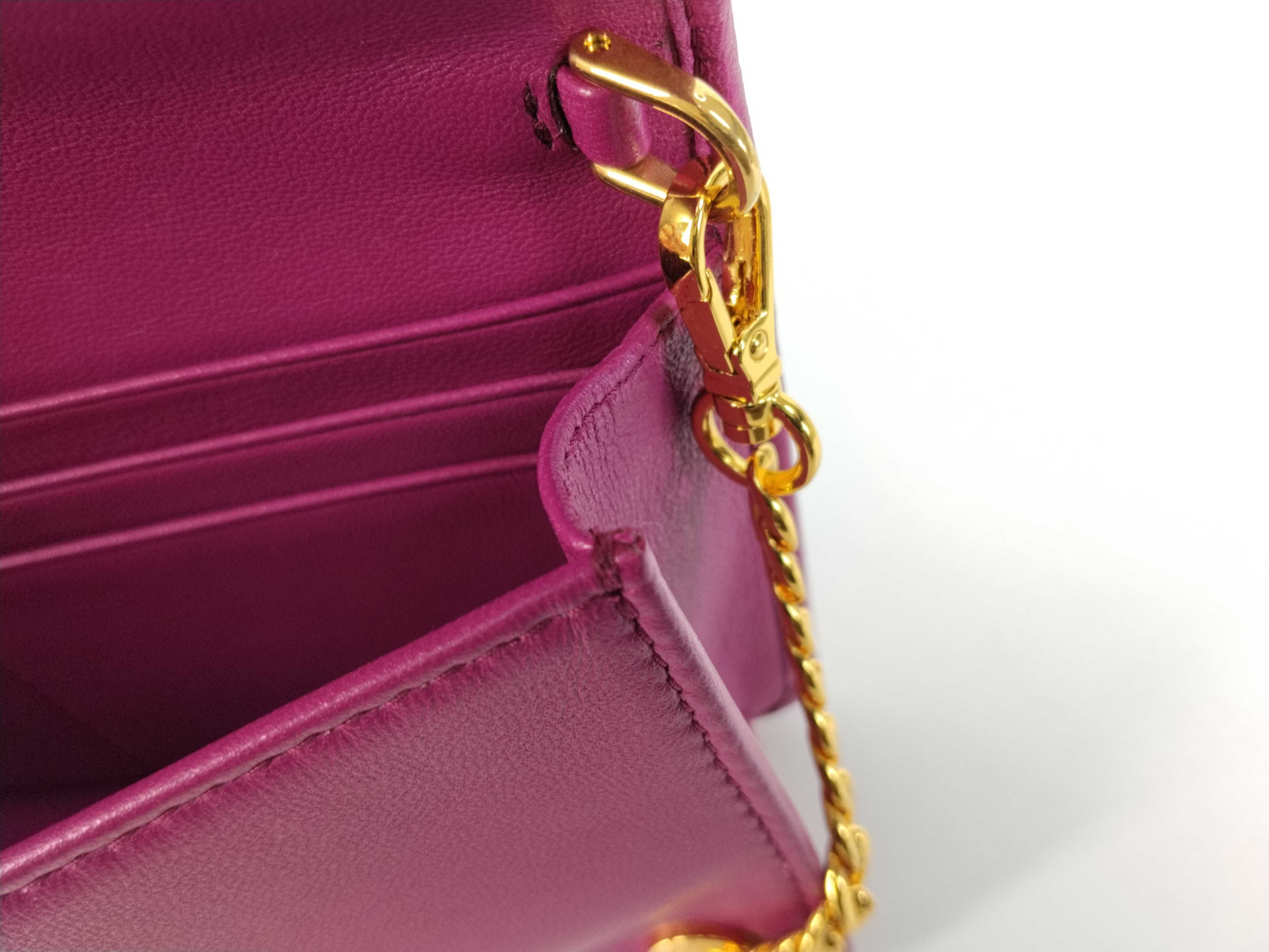 Chain Wallet Leather Shoulder Bag — view 12