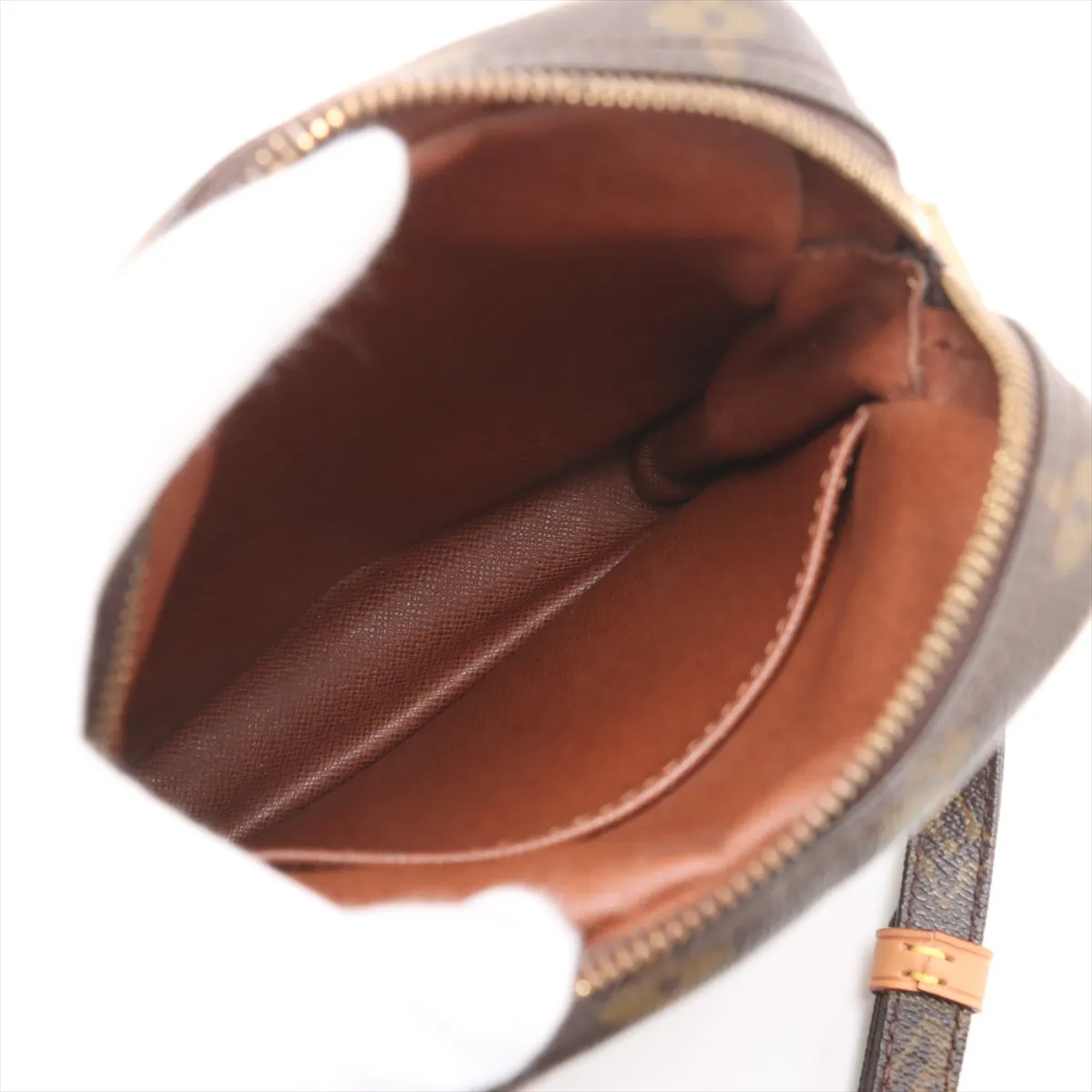 Louis Vuitton Monogram Danube M45266 SL0959 Brown Internal external fabric Tanned leather External repair in various parts — view 6