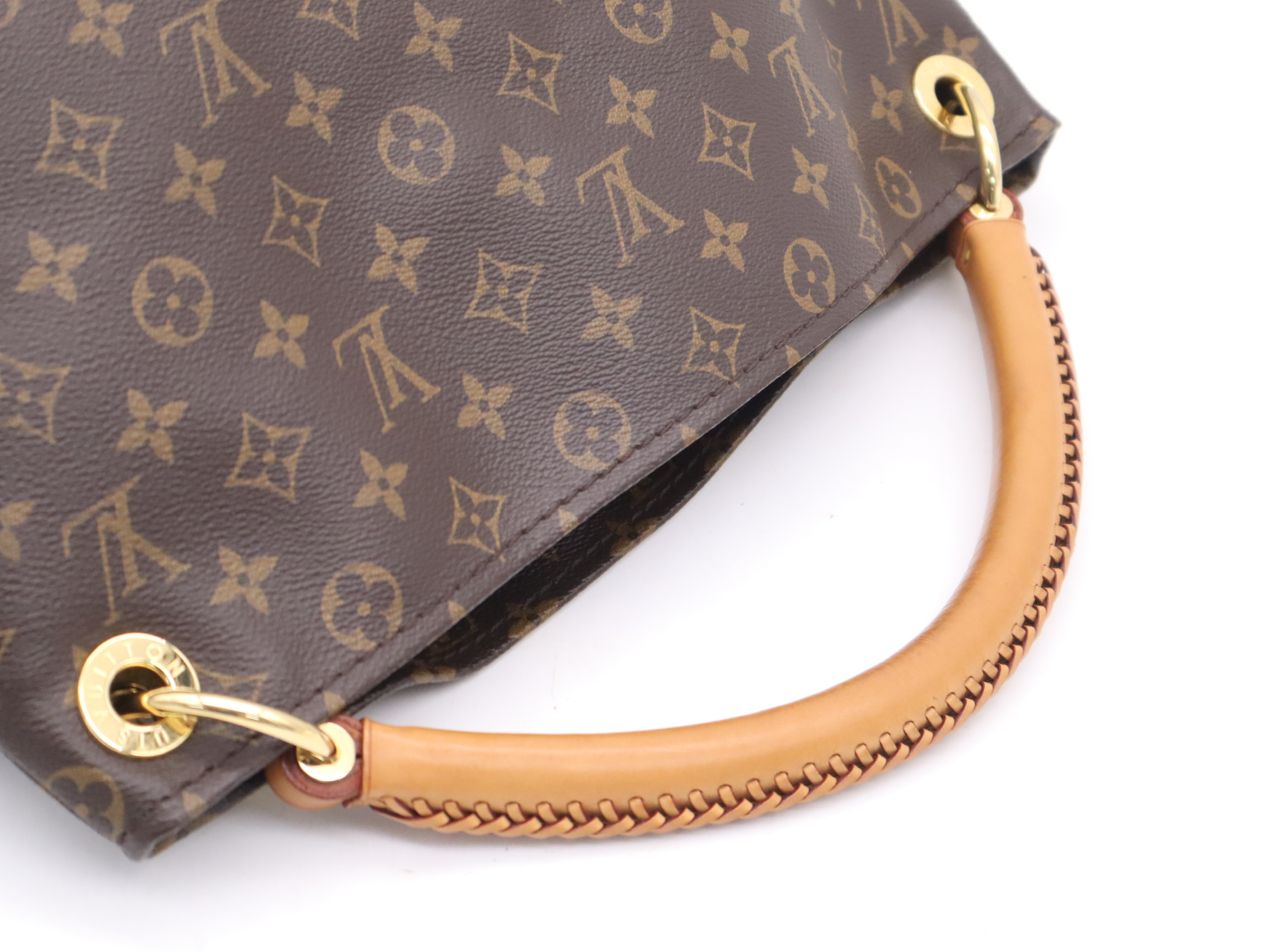 M40249 Monogram Artsy MM Shoulder Bag with Charm — view 6