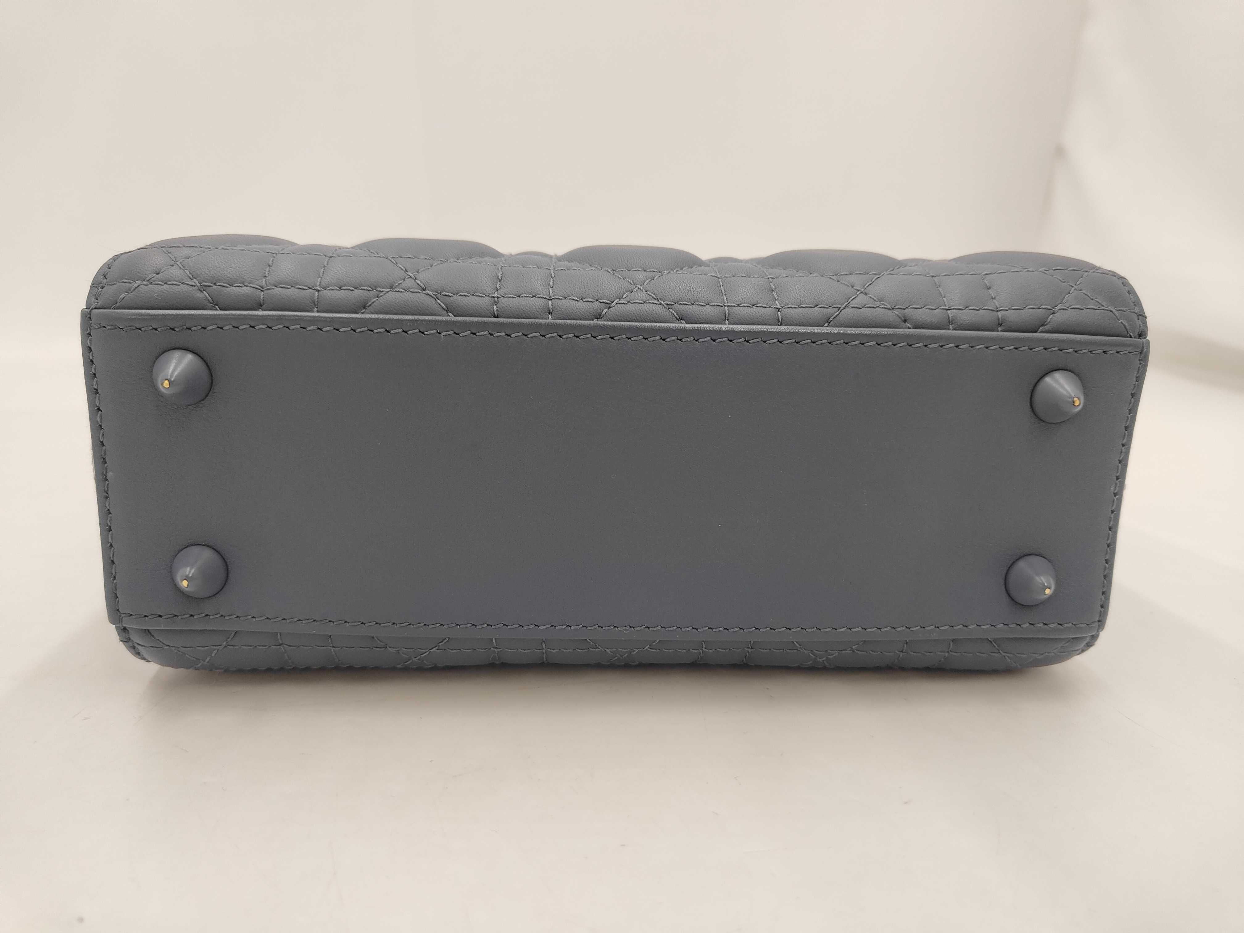 Lady Dior Mini Matte Navy Handbag — view 7