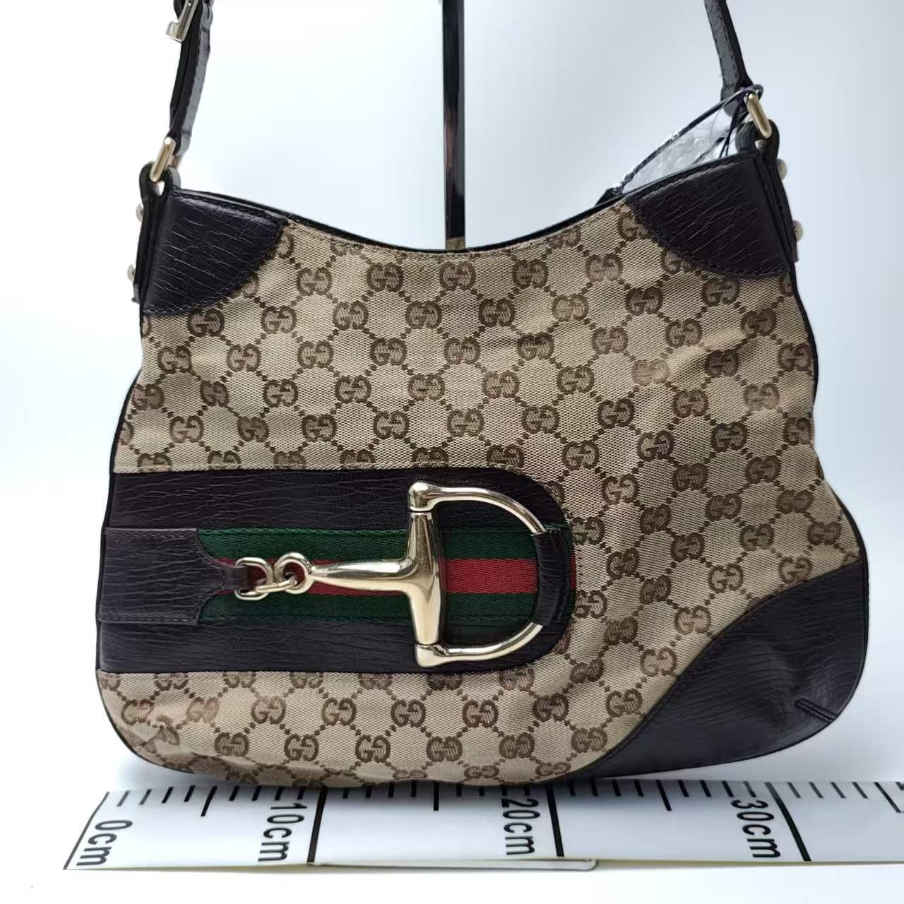 【*Shipped from: China*】GUCCI Horsebit Canvas 137388 Handbag