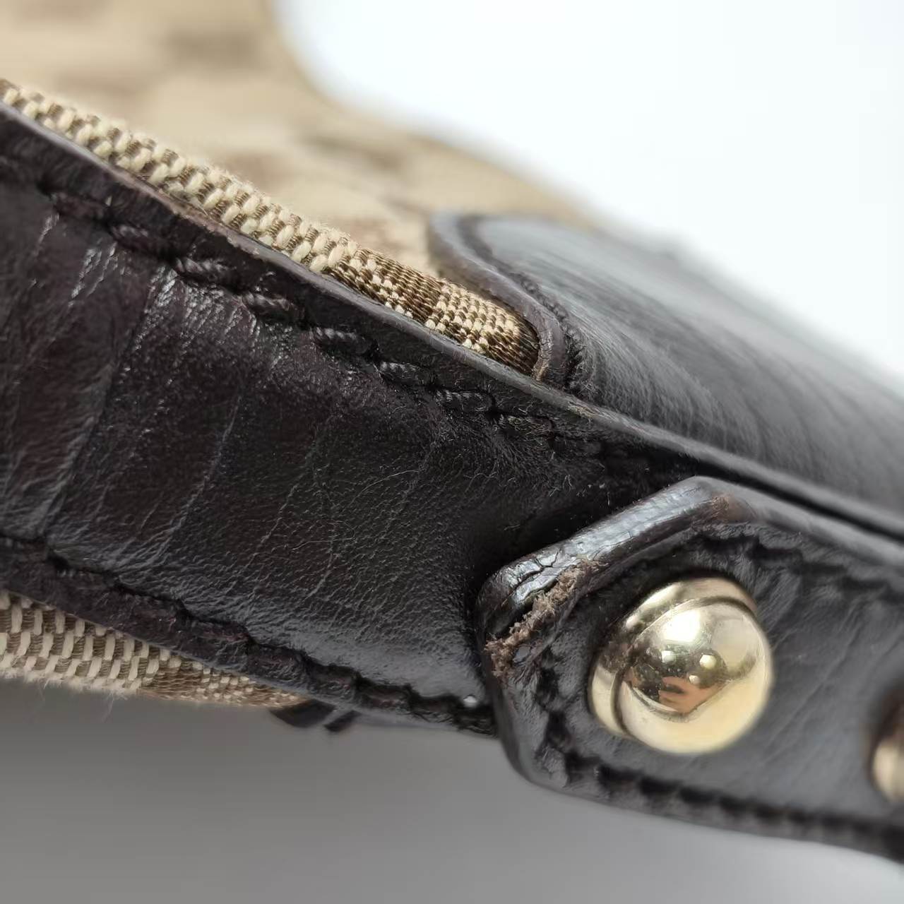 【*Shipped from: China*】GUCCI Horsebit Canvas 137388 Handbag — view 11