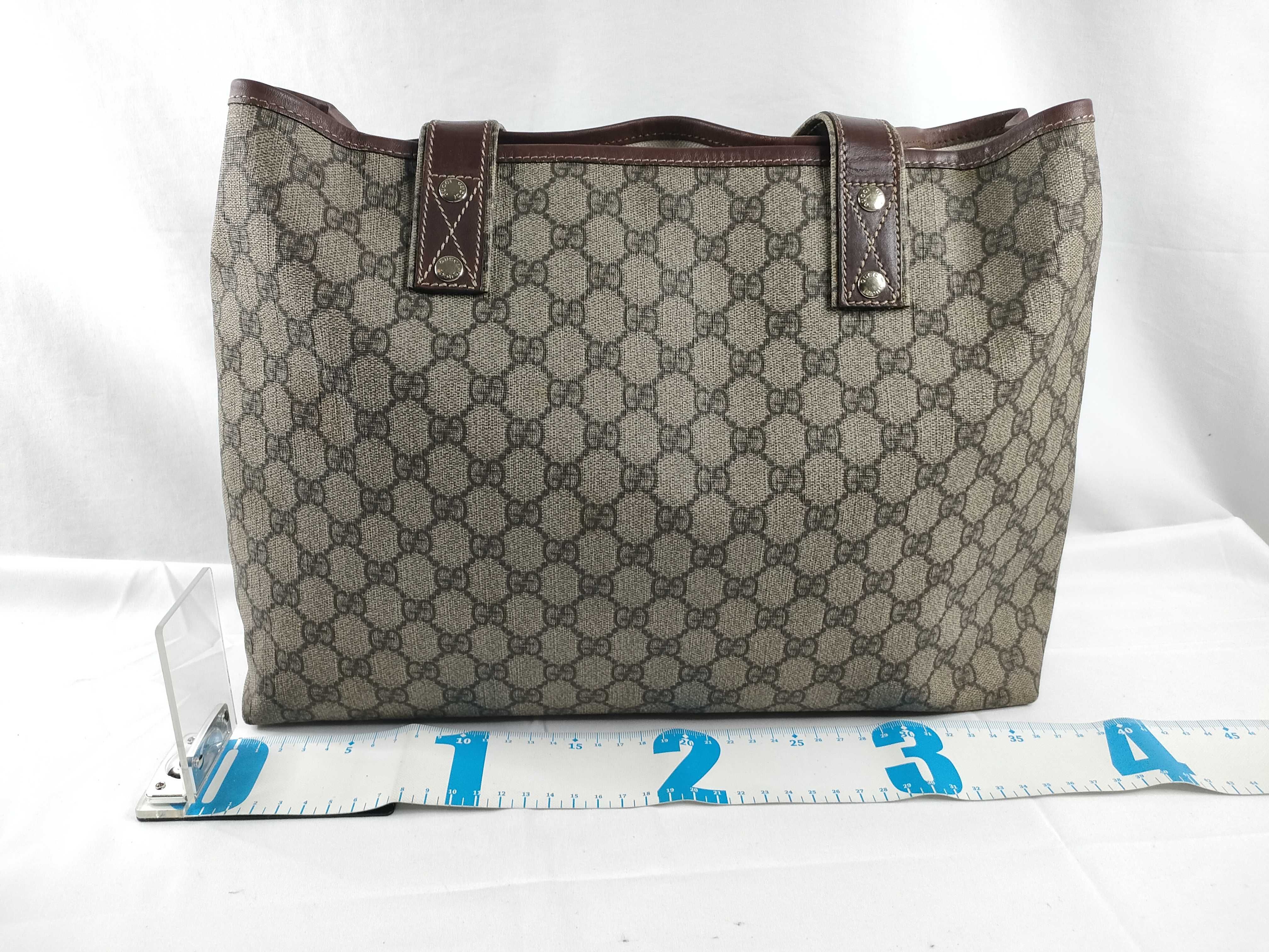 GG Supreme PVC Sherry Line Shopper Tote Bag — view 2