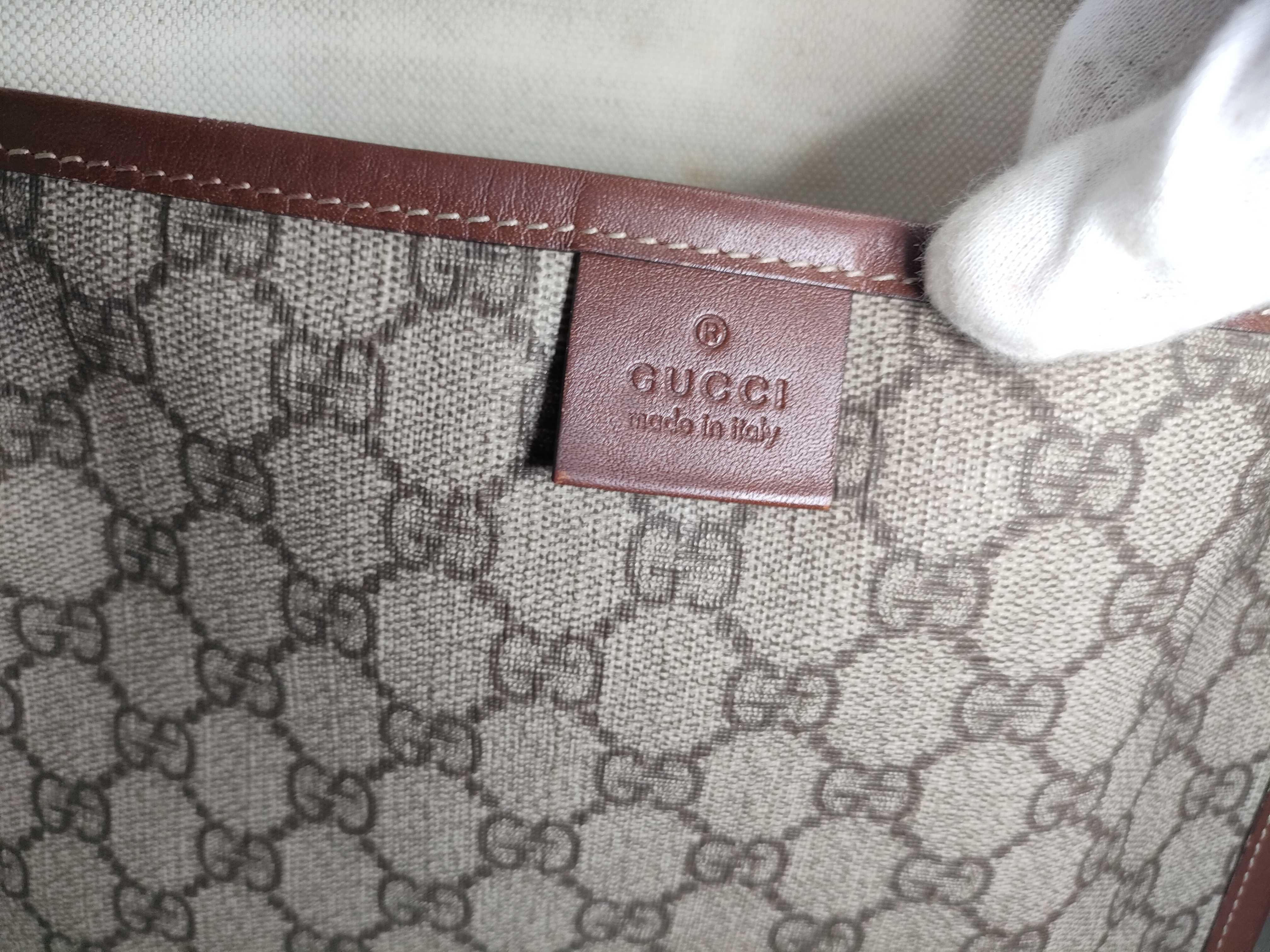 GG Supreme PVC Sherry Line Shopper Tote Bag — view 12