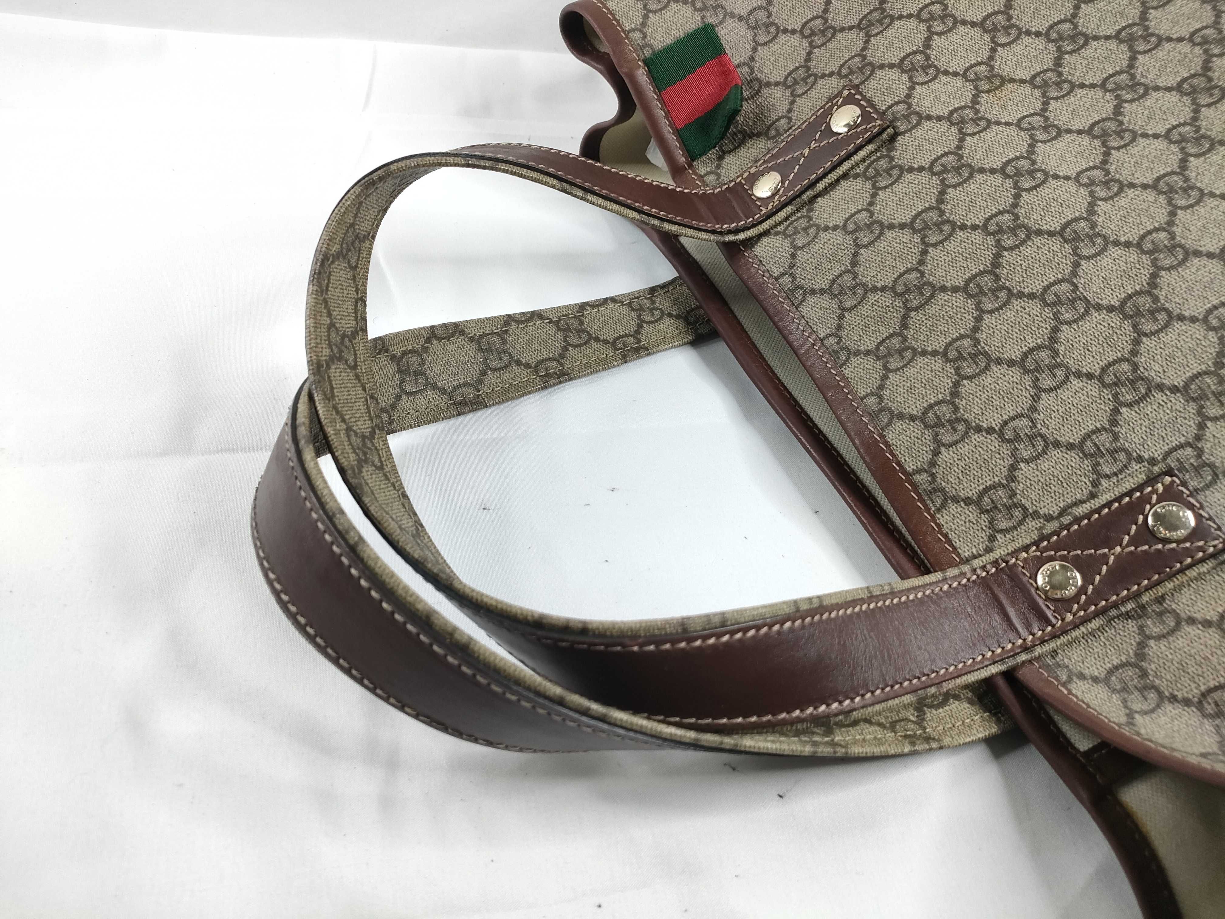 GG Supreme PVC Sherry Line Shopper Tote Bag — view 6