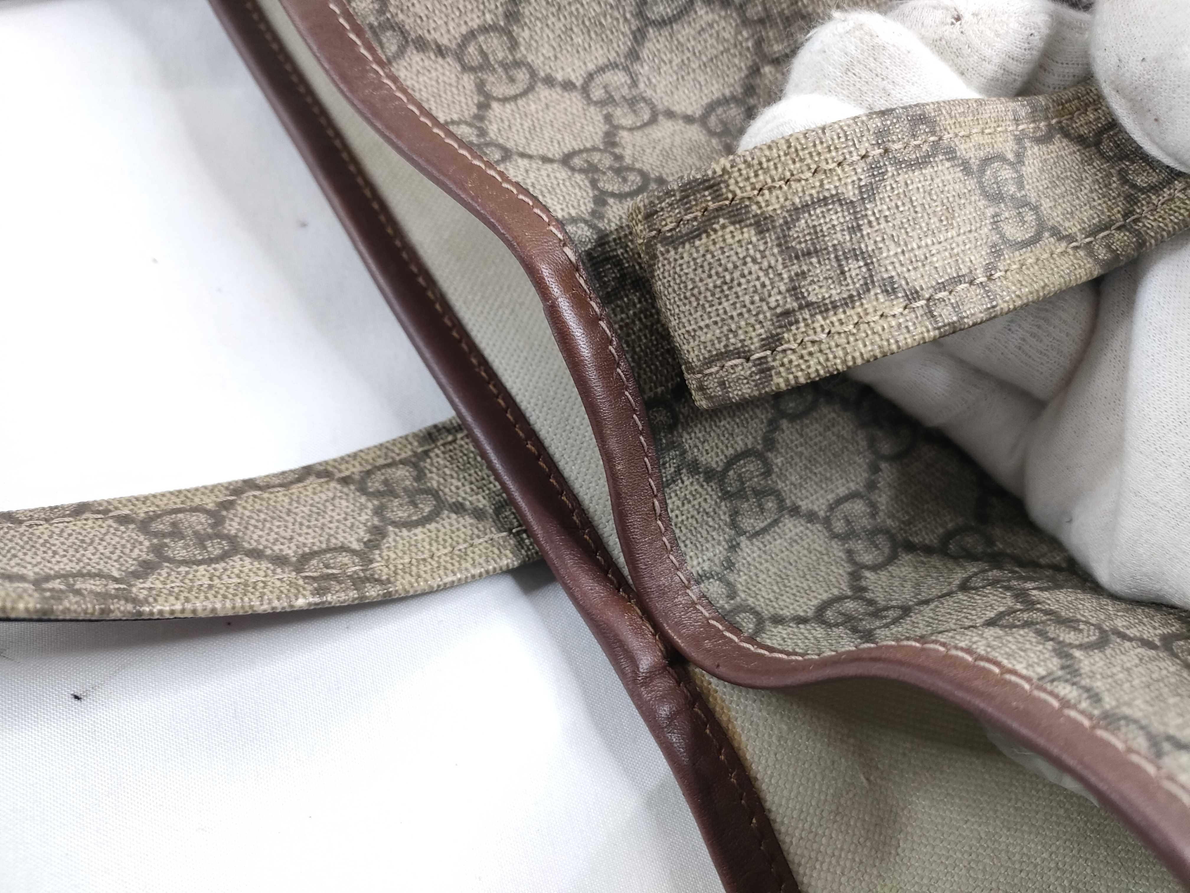 GG Supreme PVC Sherry Line Shopper Tote Bag — view 8
