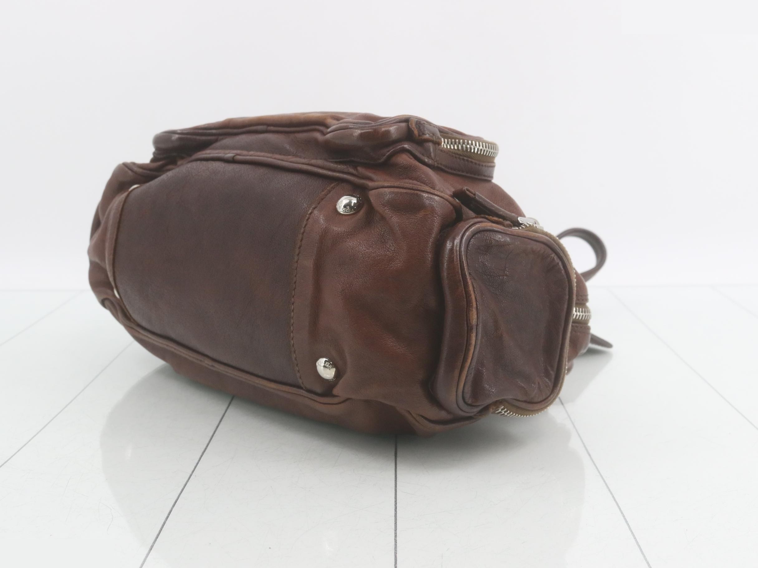 Washed Mini Boston Shoulder Bag — view 6