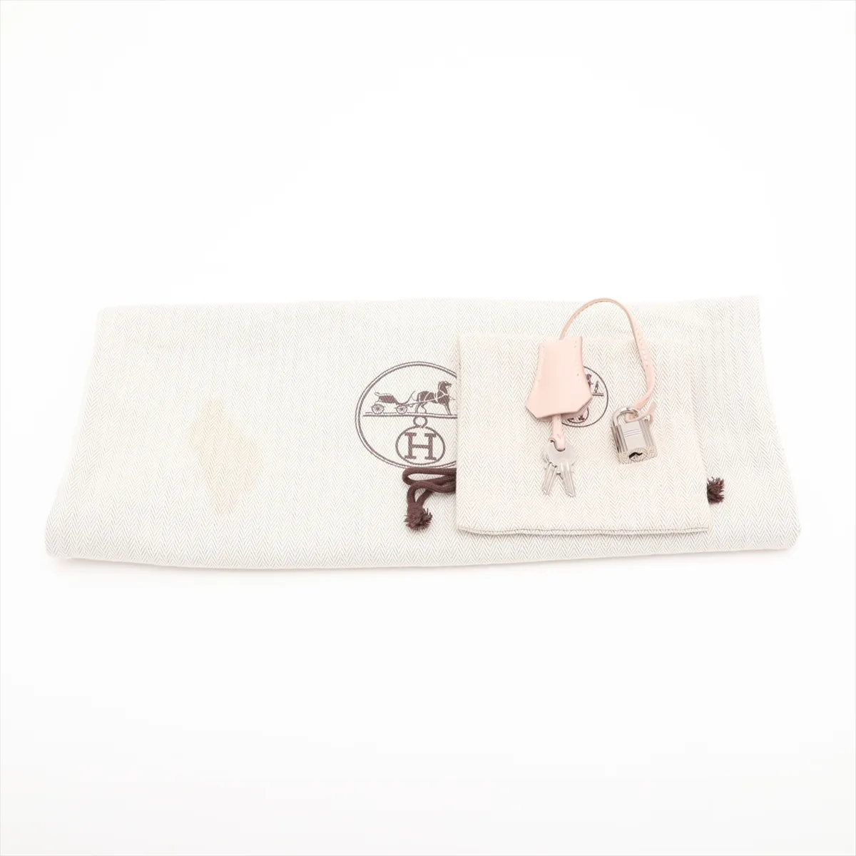 [Individually packaged] Hermes Kelly 25 Sellier Box Nepal Pink Silver Hardware E: 2001 — view 12
