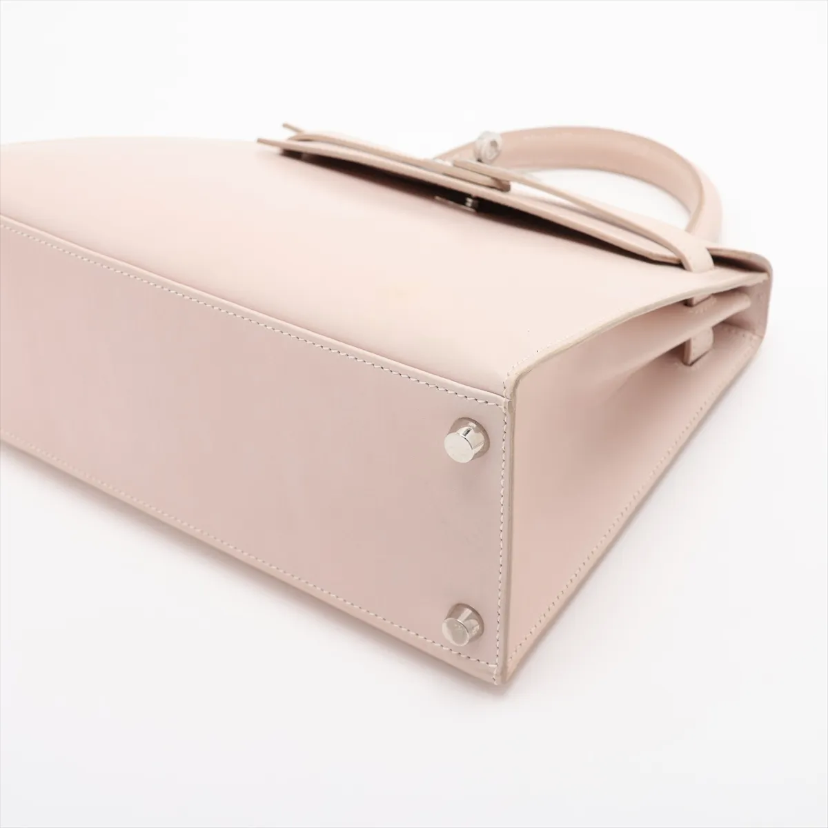 [Individually packaged] Hermes Kelly 25 Sellier Box Nepal Pink Silver Hardware E: 2001 — view 3