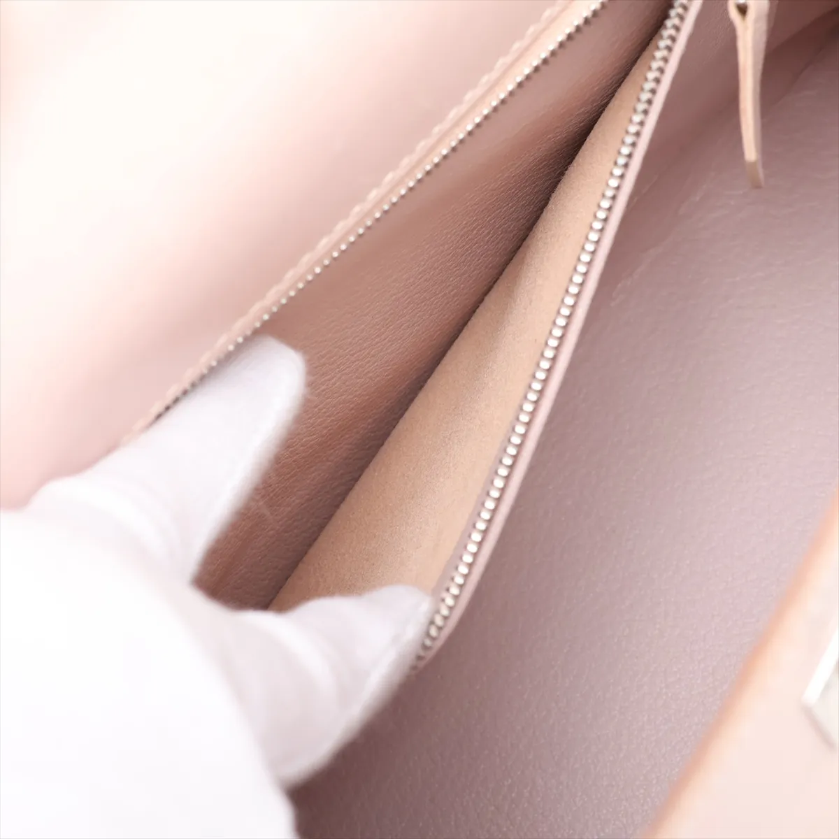 [Individually packaged] Hermes Kelly 25 Sellier Box Nepal Pink Silver Hardware E: 2001 — view 9