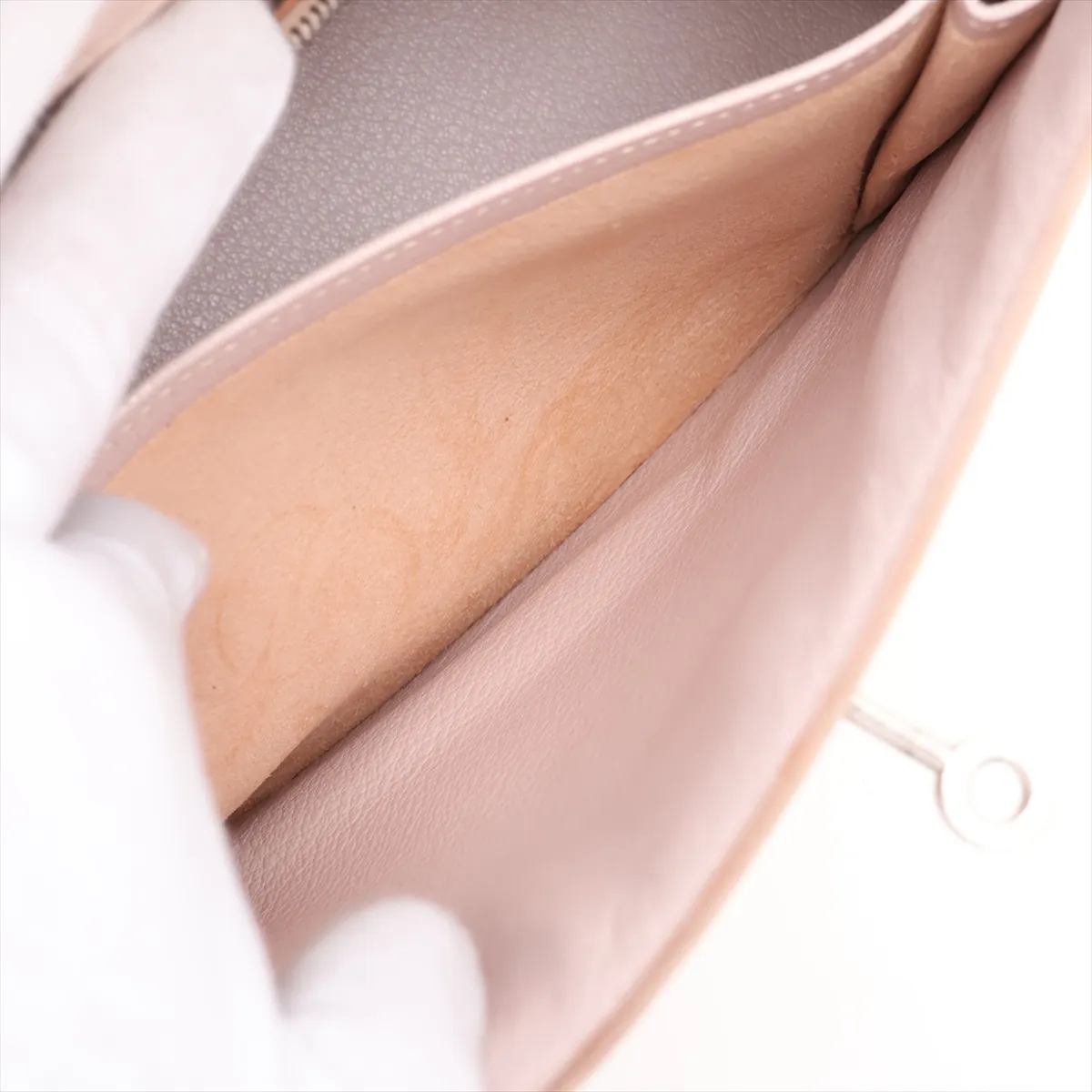 [Individually packaged] Hermes Kelly 25 Sellier Box Nepal Pink Silver Hardware E: 2001 — view 10