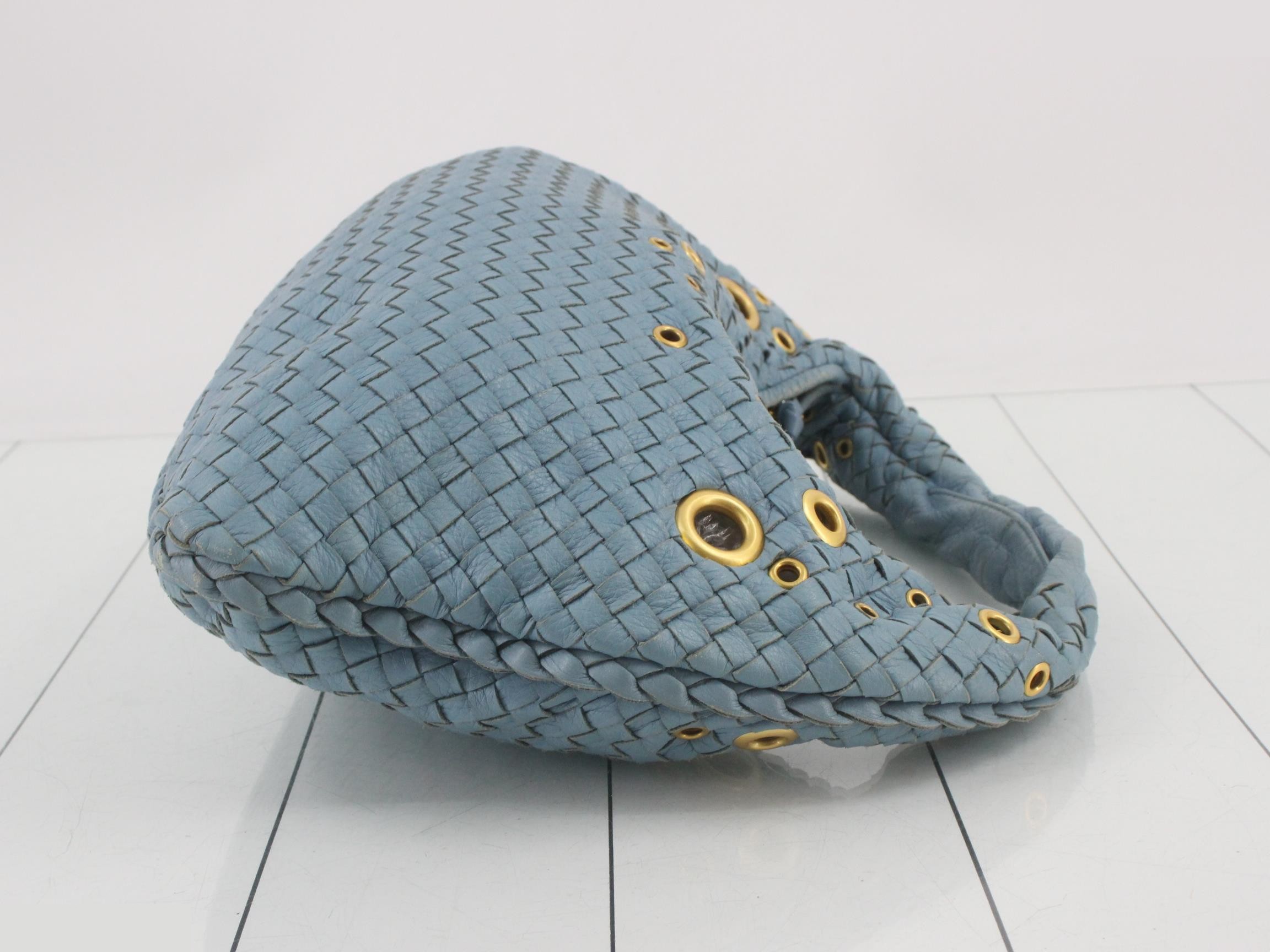 Hobo Intrecciato Grommet Shoulder Bag — view 3