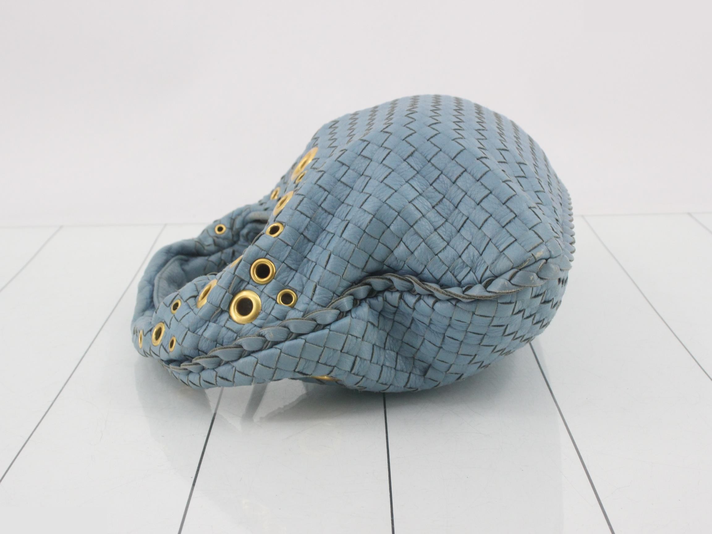 Hobo Intrecciato Grommet Shoulder Bag — view 4