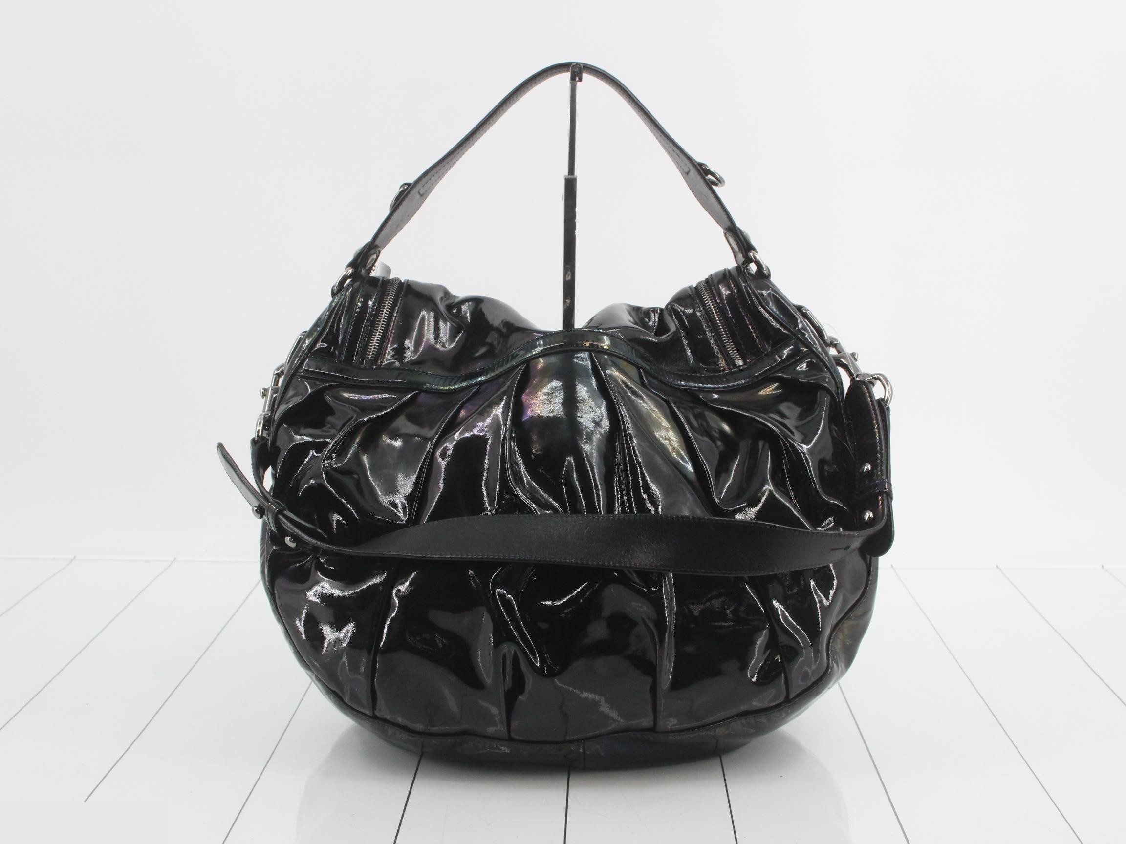 Horsebit 2-Way Shoulder Bag, Black — view 2