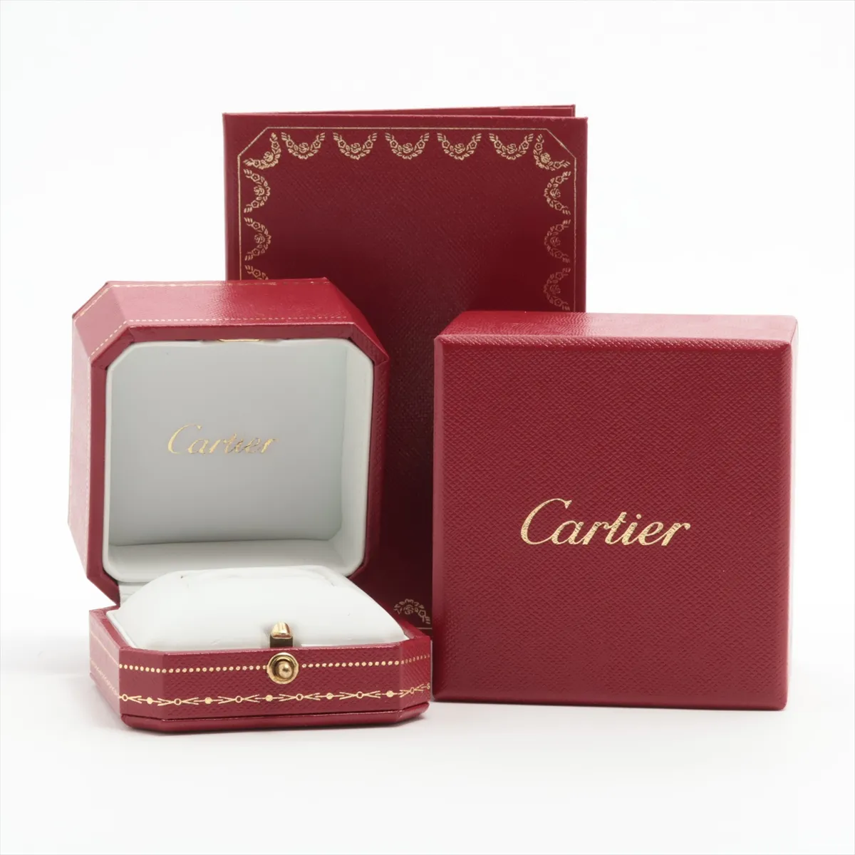 Etincelle de Cartier Diamond Ring, 750 (WG), 9.3g, Size 50, XS5396, Double-stamped brand markings, N4243050 — view 6