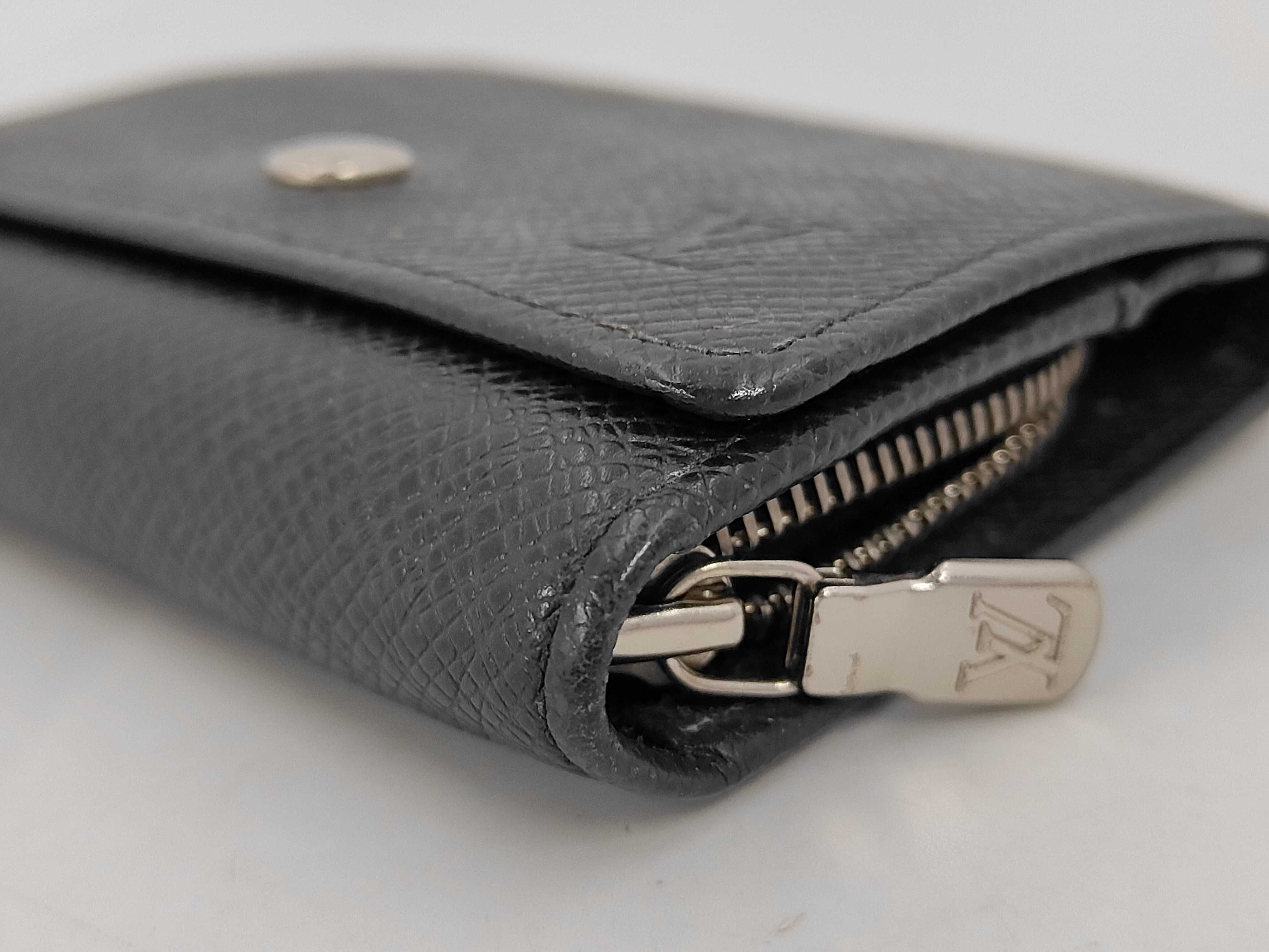 Taiga Louis Vuitton Taiga Porte Monnaie Sergey Ardoise CT0112 Wallet — view 3