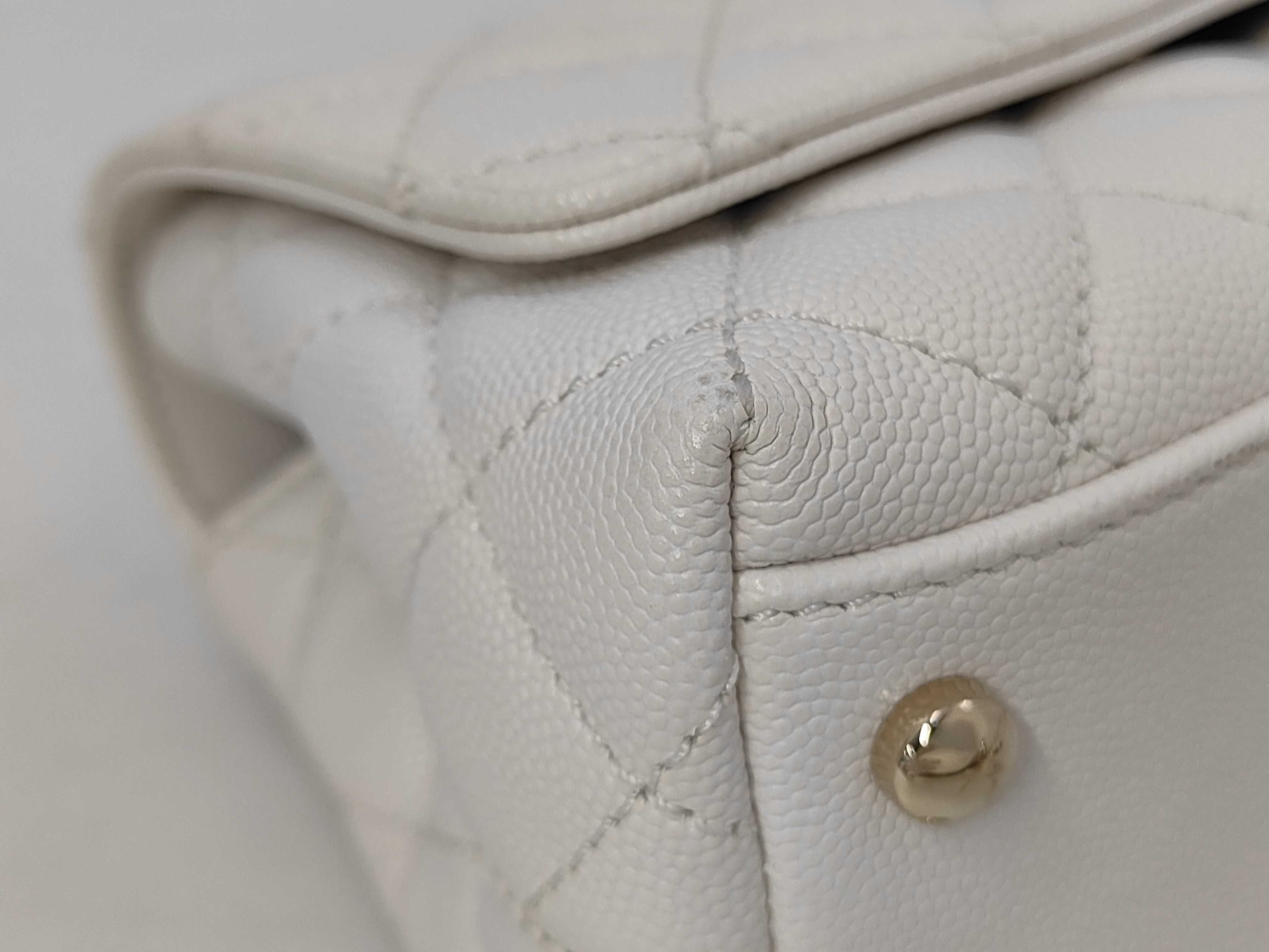 Coco Handle Mini Matelassé Handbag, Caviar Skin Shoulder Bag — view 4