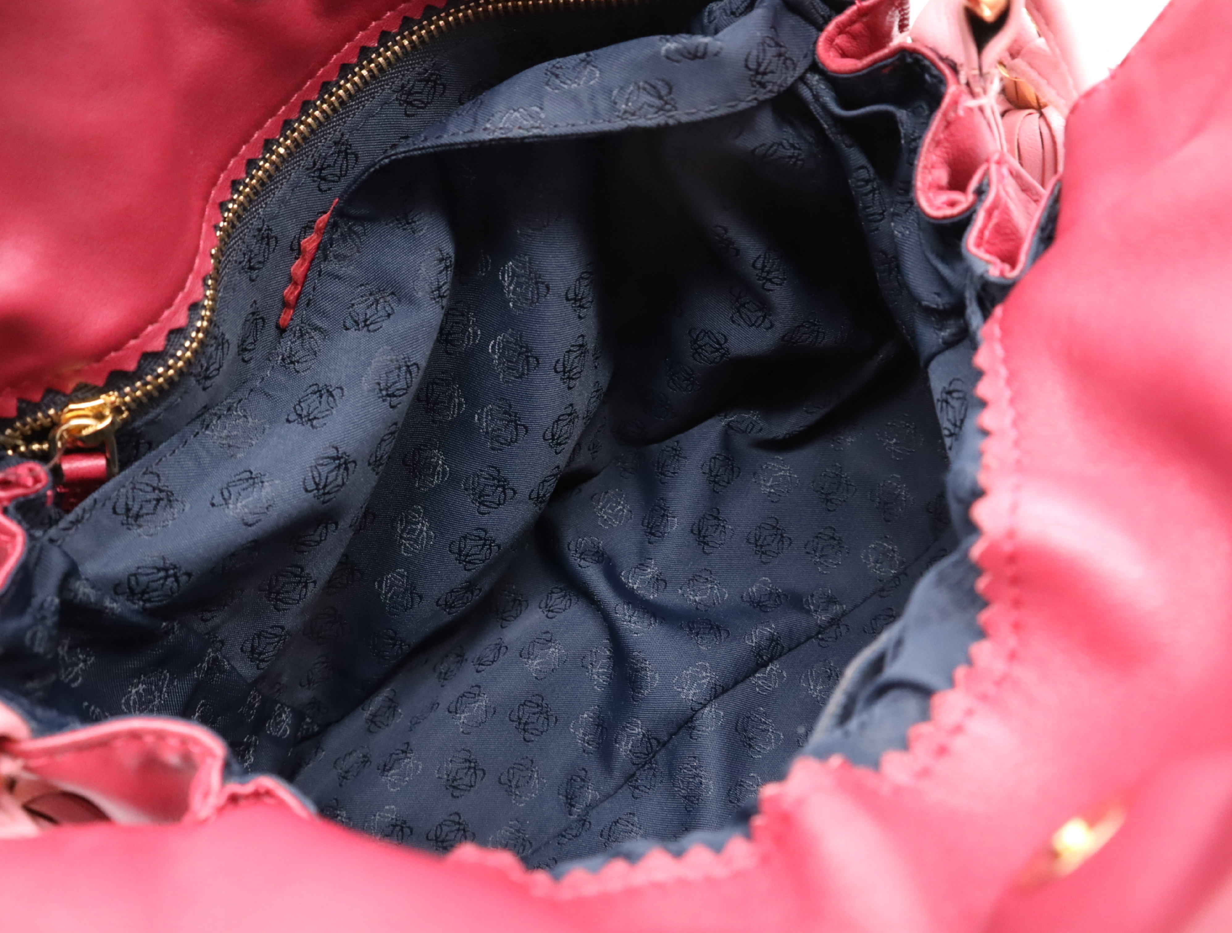 Leather Flamenco Fringe Pink Shoulder Bag — view 12