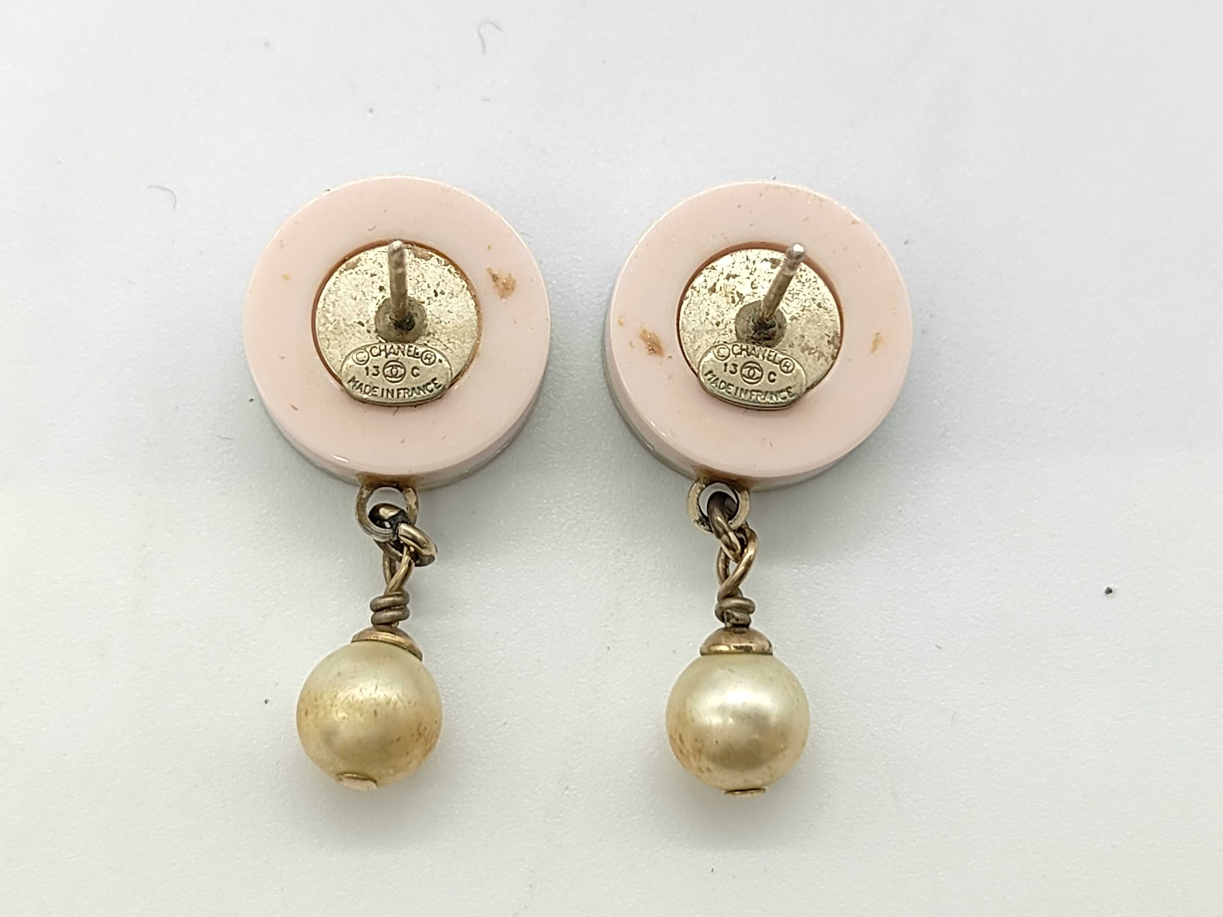 Faux Pearl Earrings — view 2