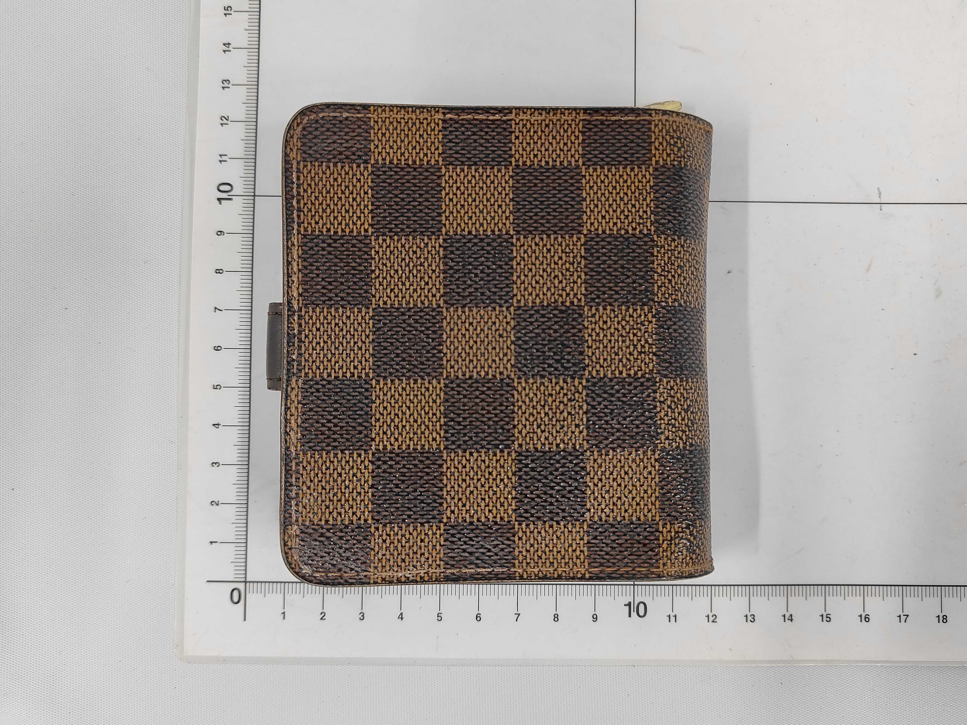 Damier Compact Zip Folding Wallet — view 2