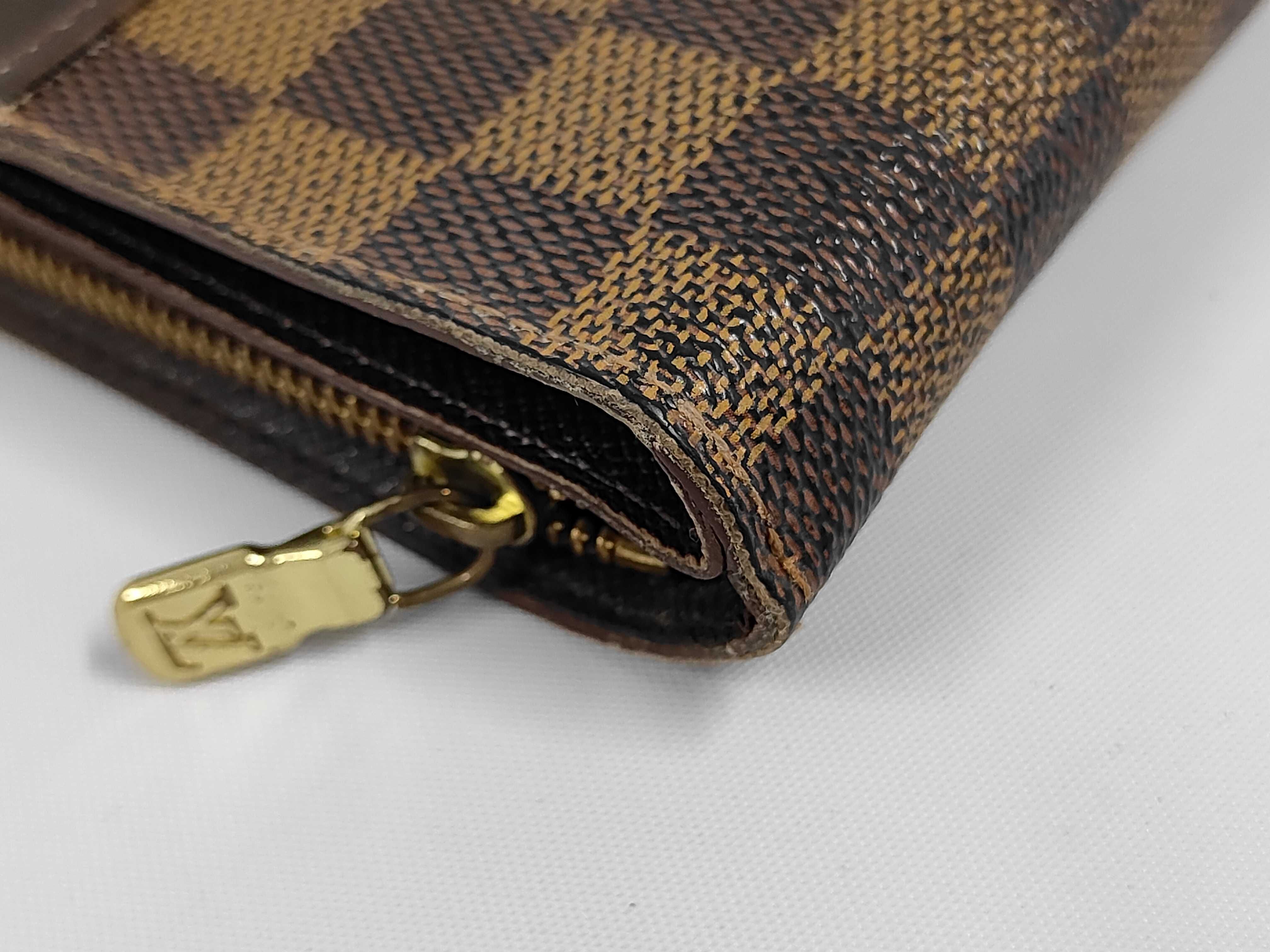 Damier Compact Zip Folding Wallet — view 4