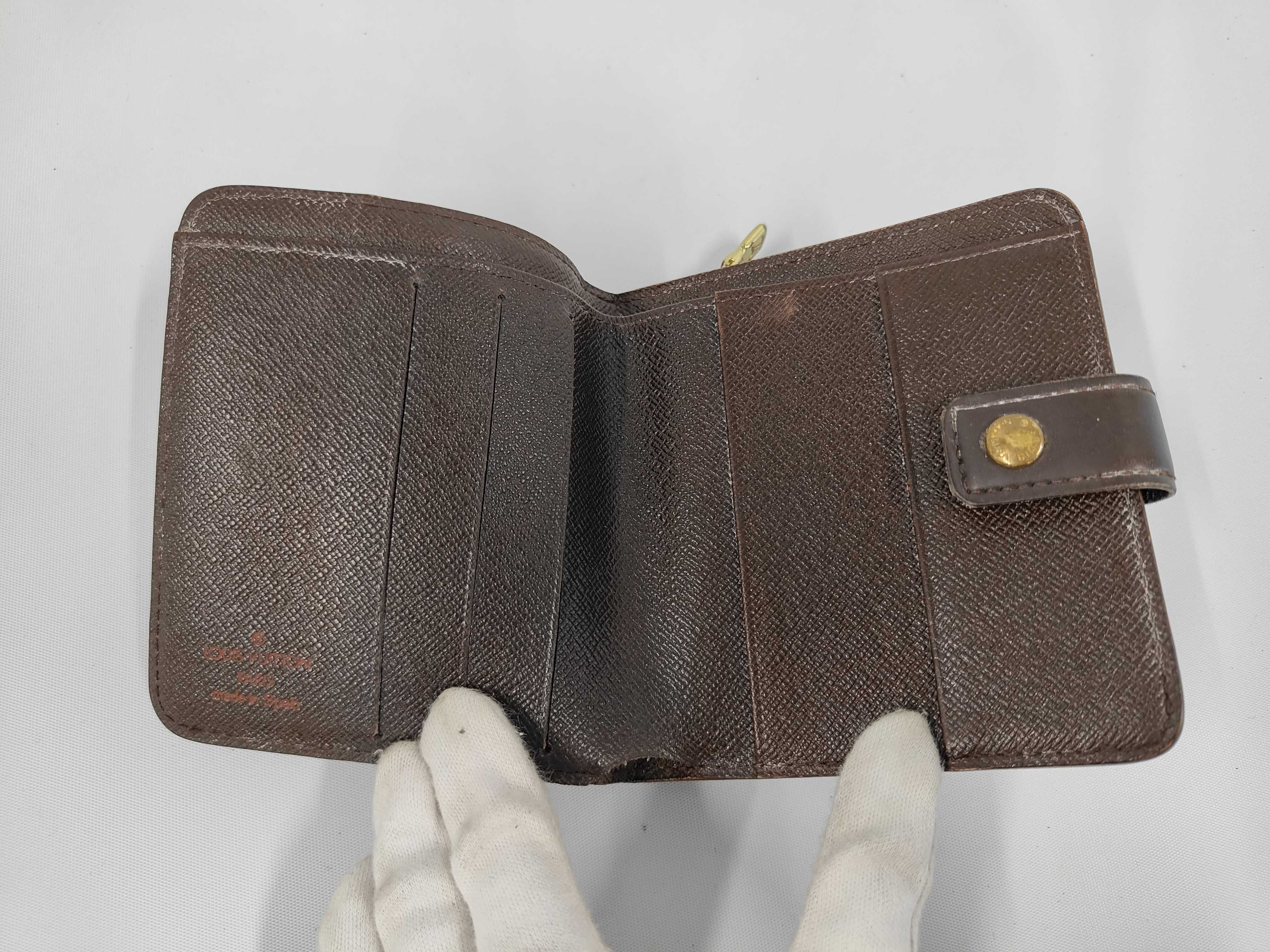 Damier Compact Zip Folding Wallet — view 6