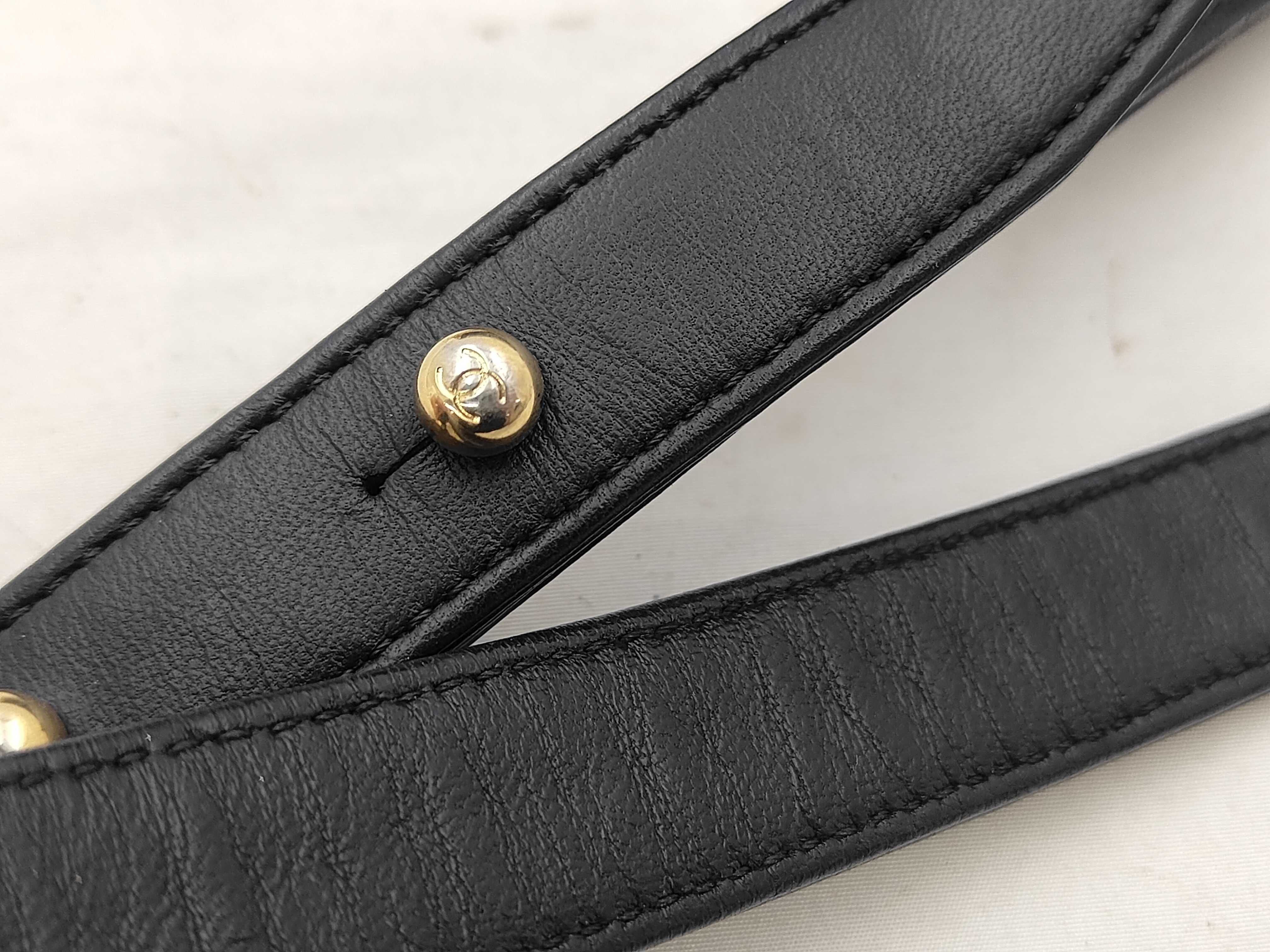 Boy Chanel Chain Shoulder Bag, Lambskin, Navy — view 4