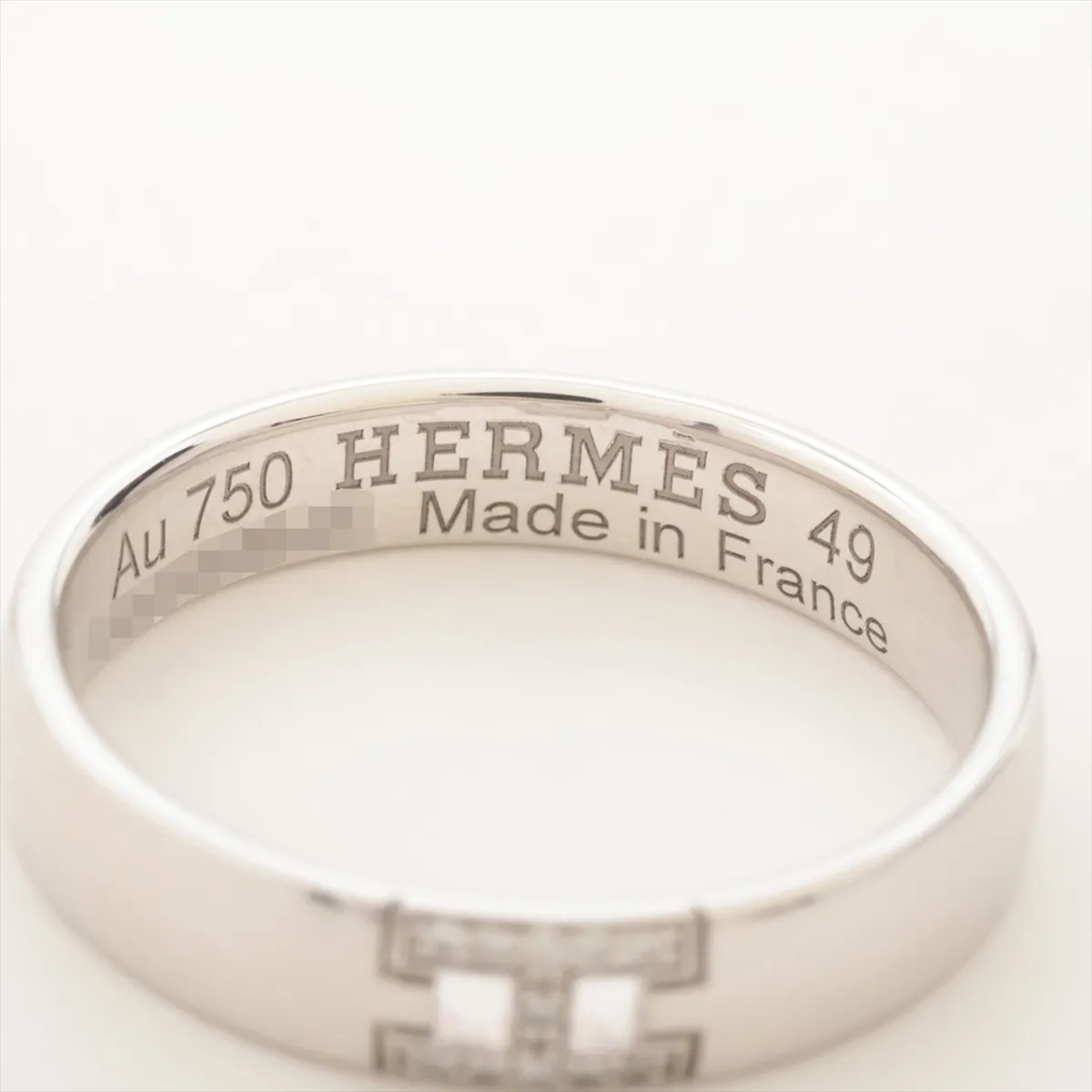 Hercules Diamond Ring 750 (WG) 3.1g Size 49 18V030645 — view 3