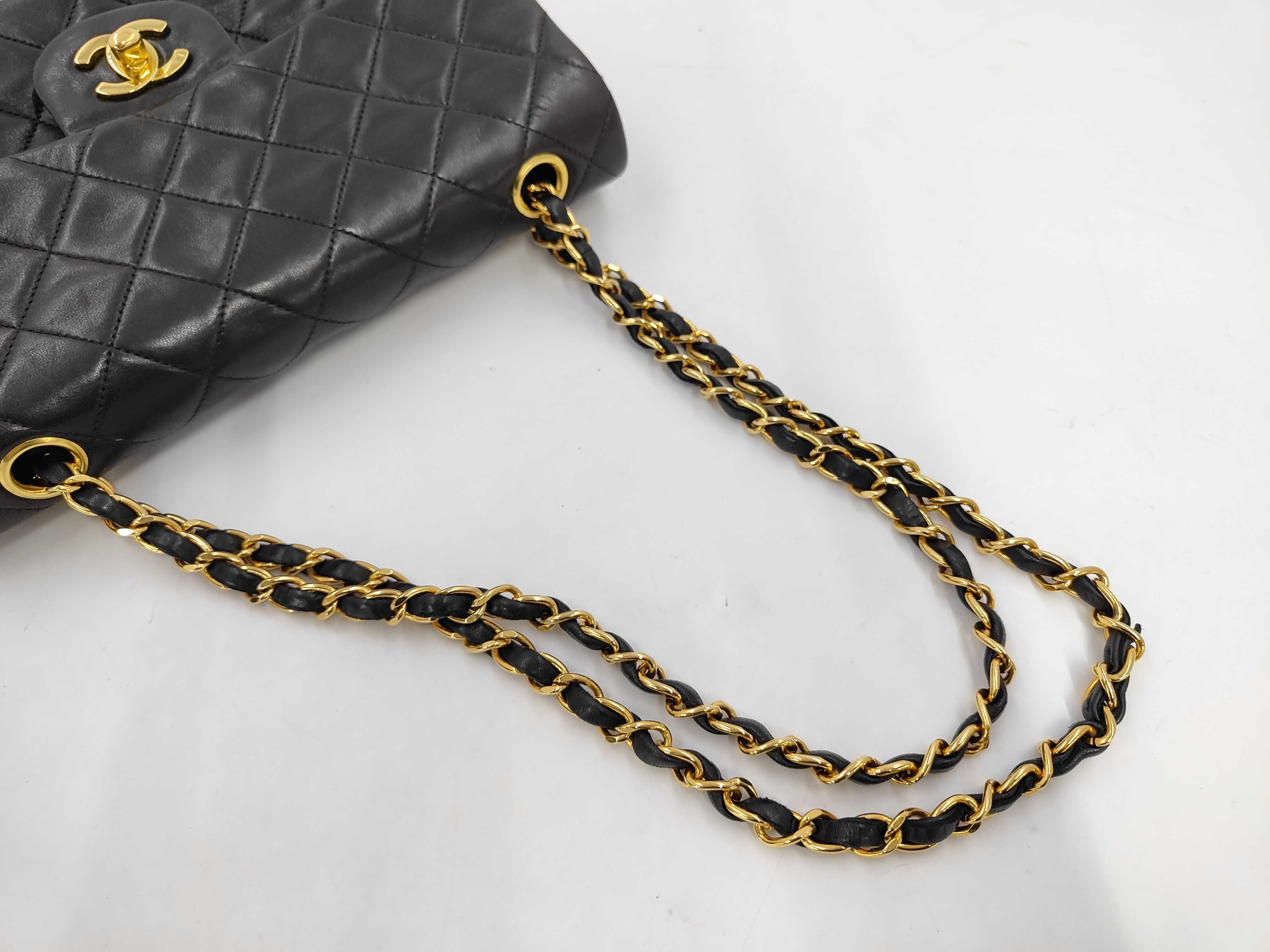 Matelassé 23 Lambskin Double Flap Double Chain Shoulder Bag — view 5