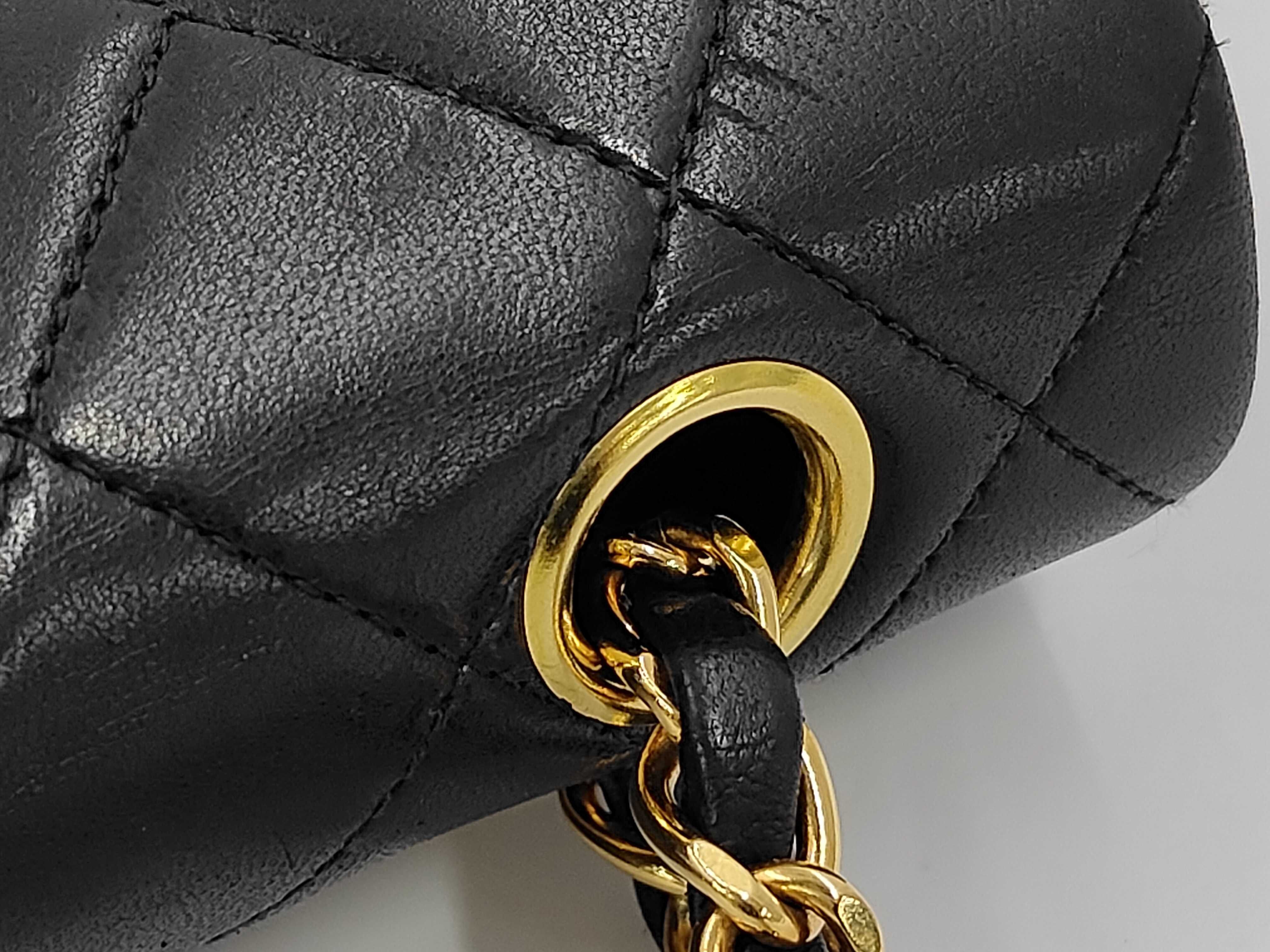 Matelassé 23 Lambskin Double Flap Double Chain Shoulder Bag — view 7