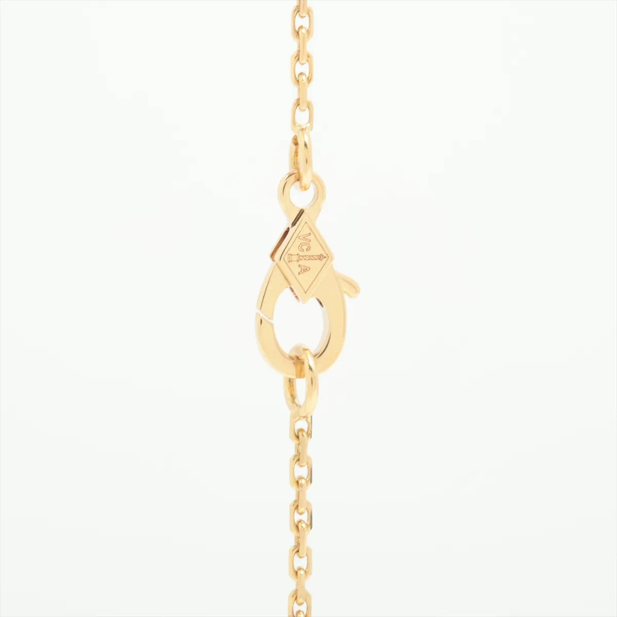 Vintage Alhambra Shell Necklace 750 (Yellow Gold) 5.1g JE797900 Shell — view 3