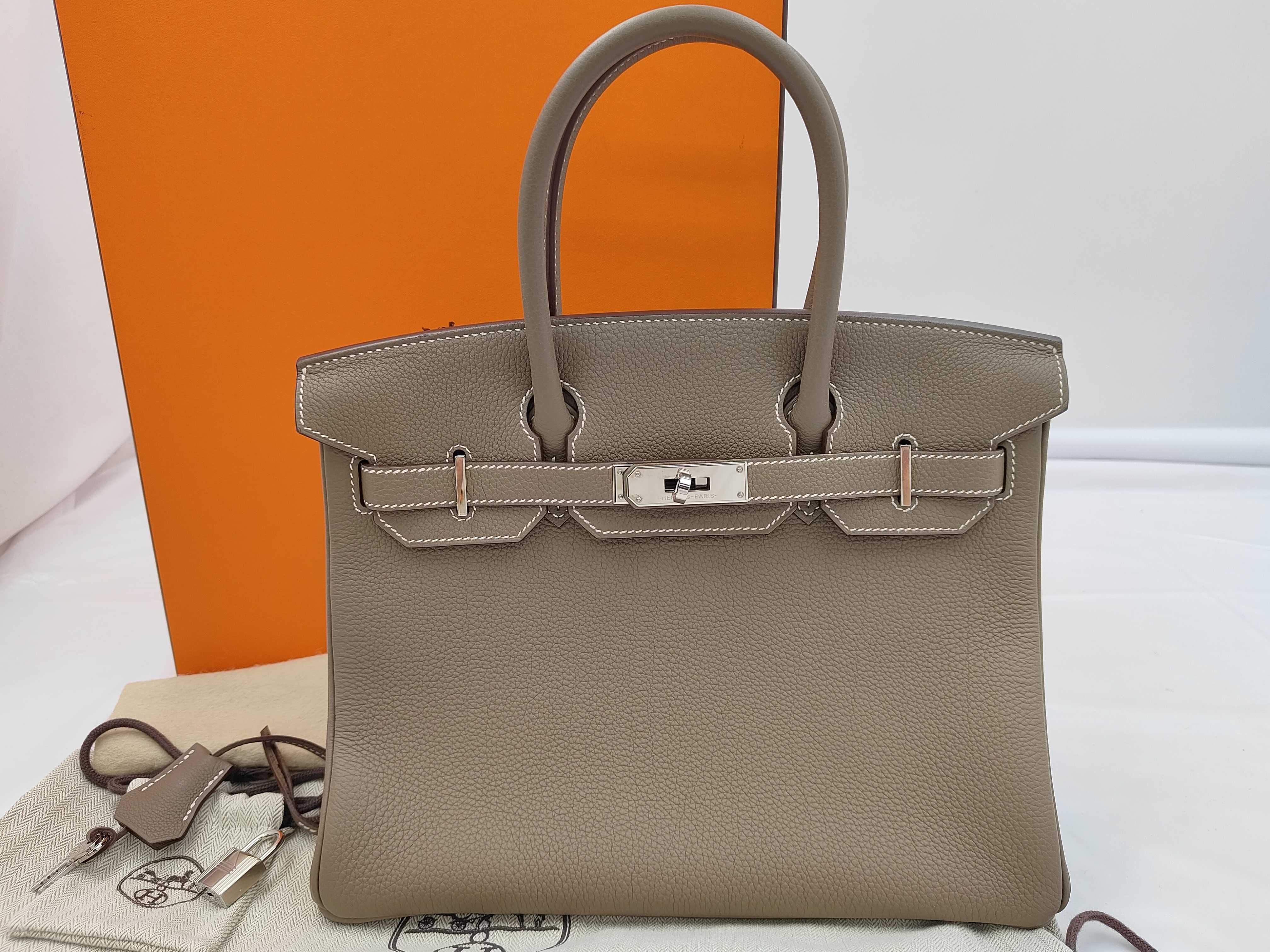 Birkin 30 Handbag Leather Handbag