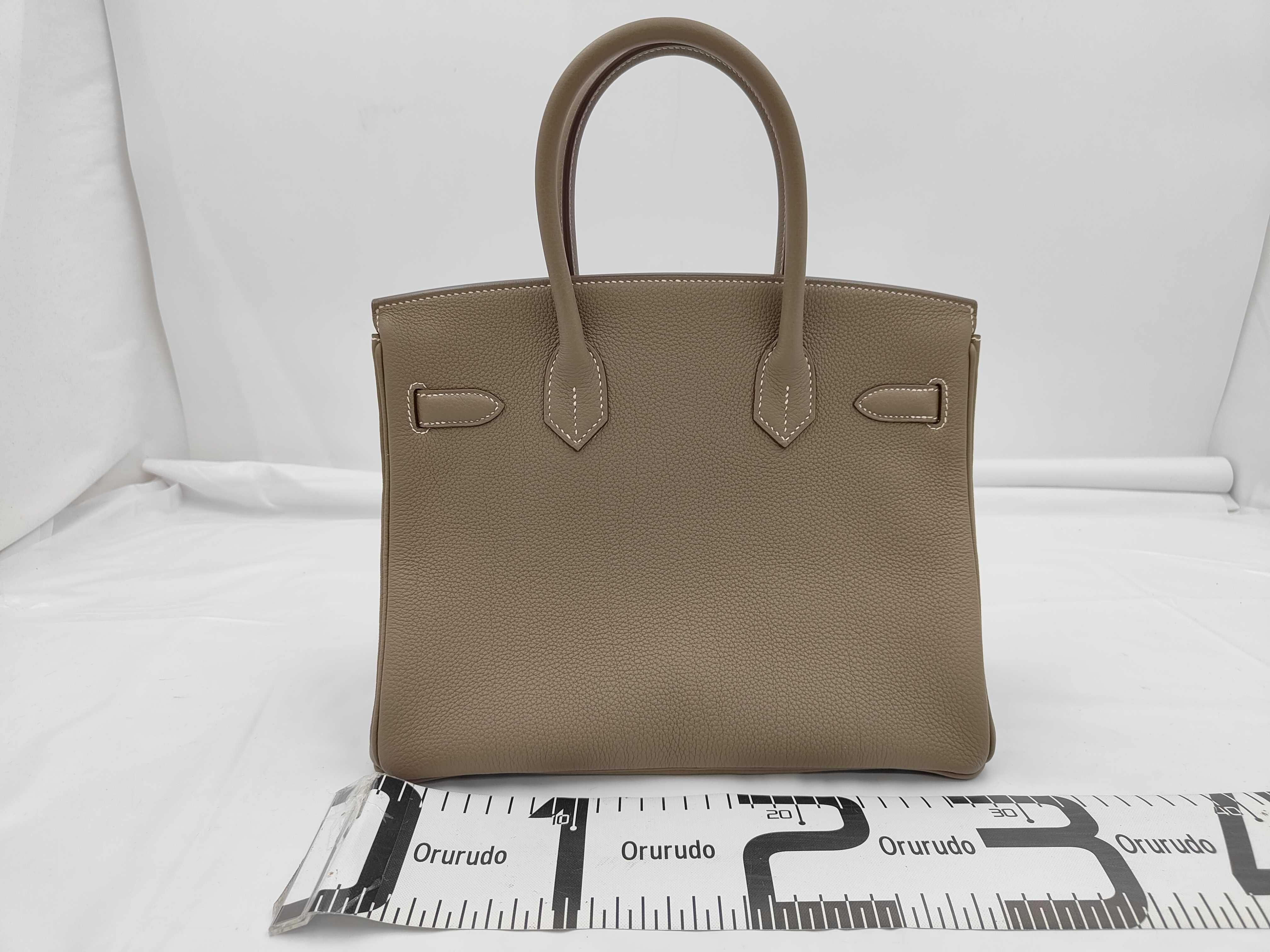 Birkin 30 Handbag Leather Handbag — view 2