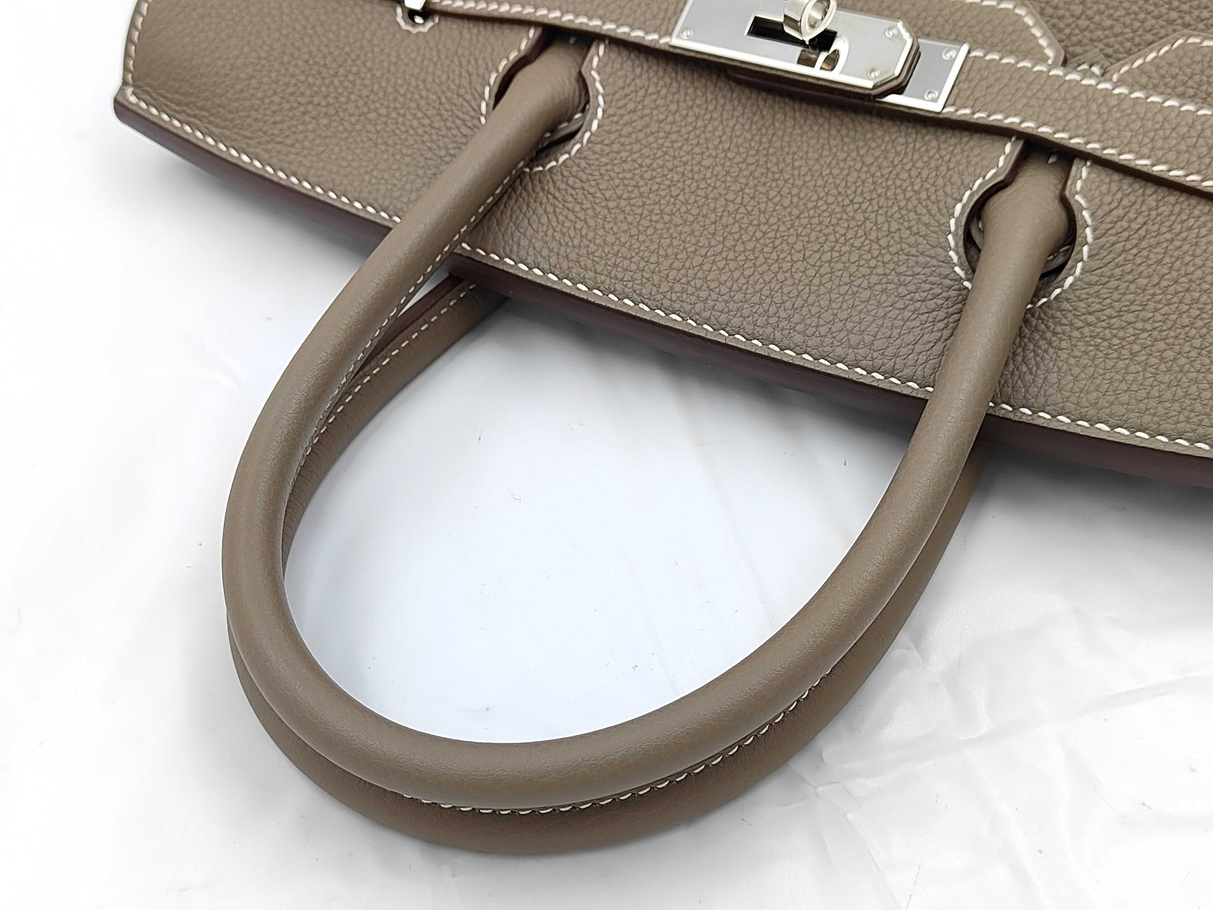 Birkin 30 Handbag Leather Handbag — view 3