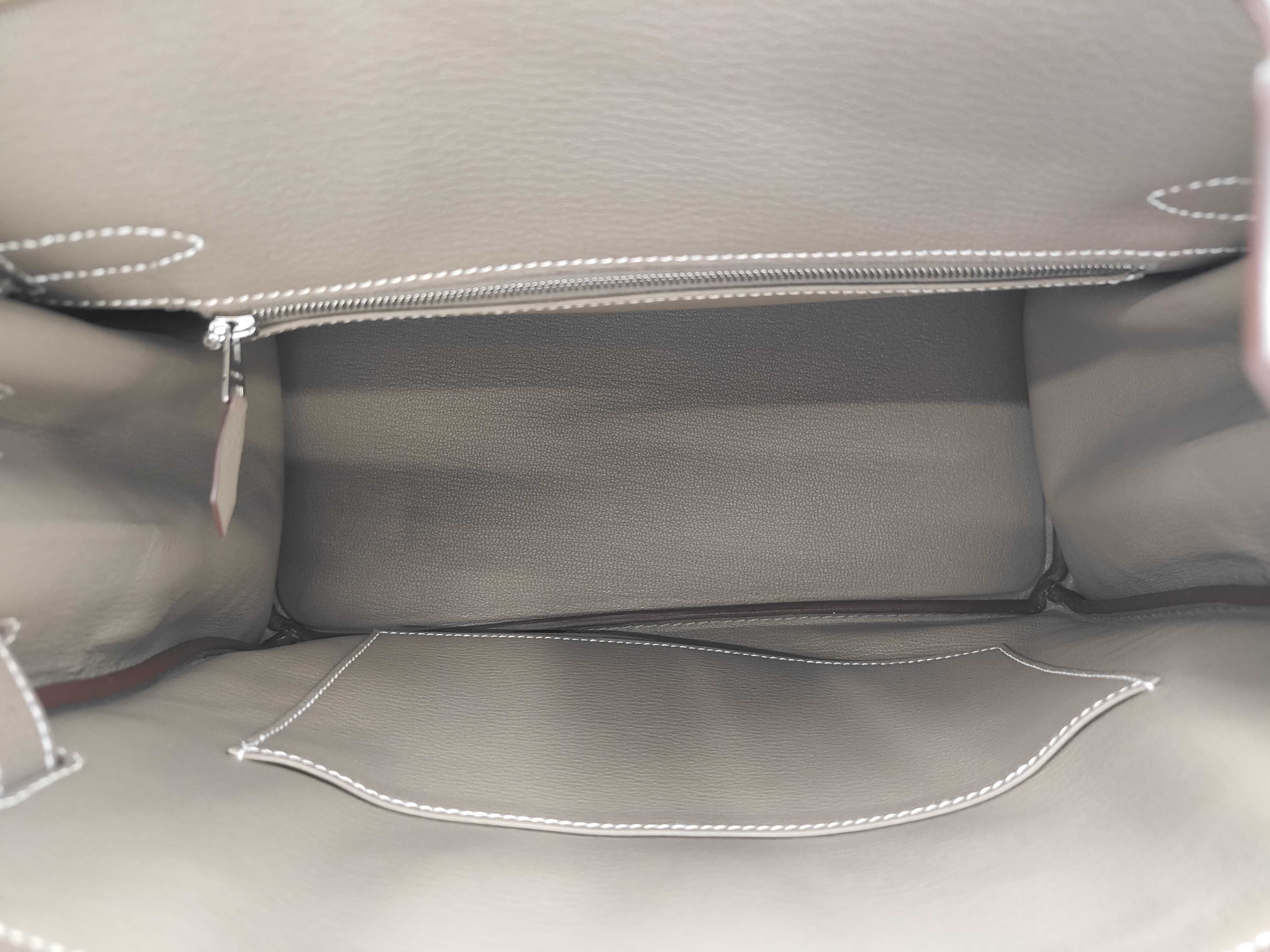 Birkin 30 Handbag Leather Handbag — view 9