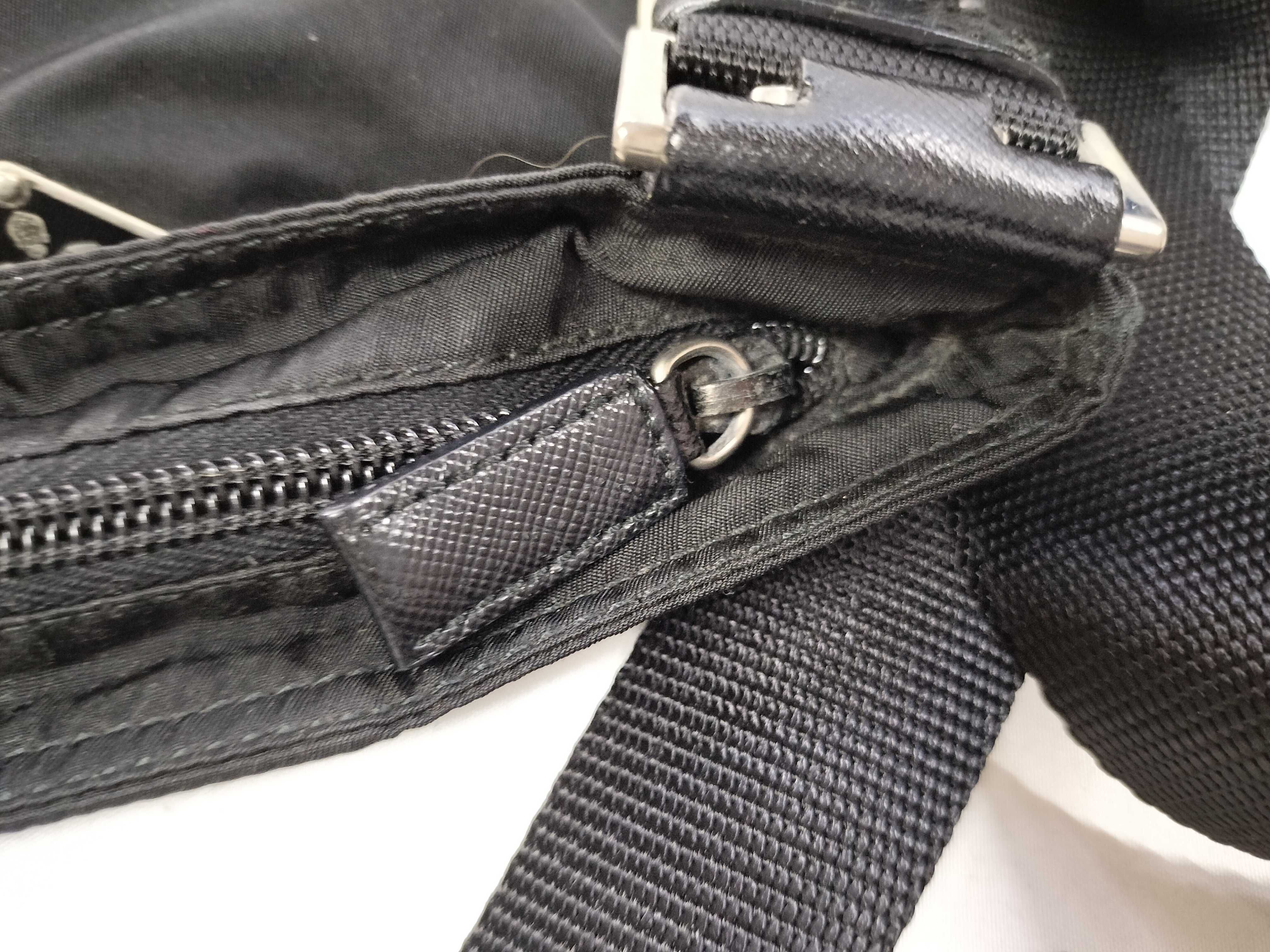 Nylon Shoulder Bag, Black — view 11