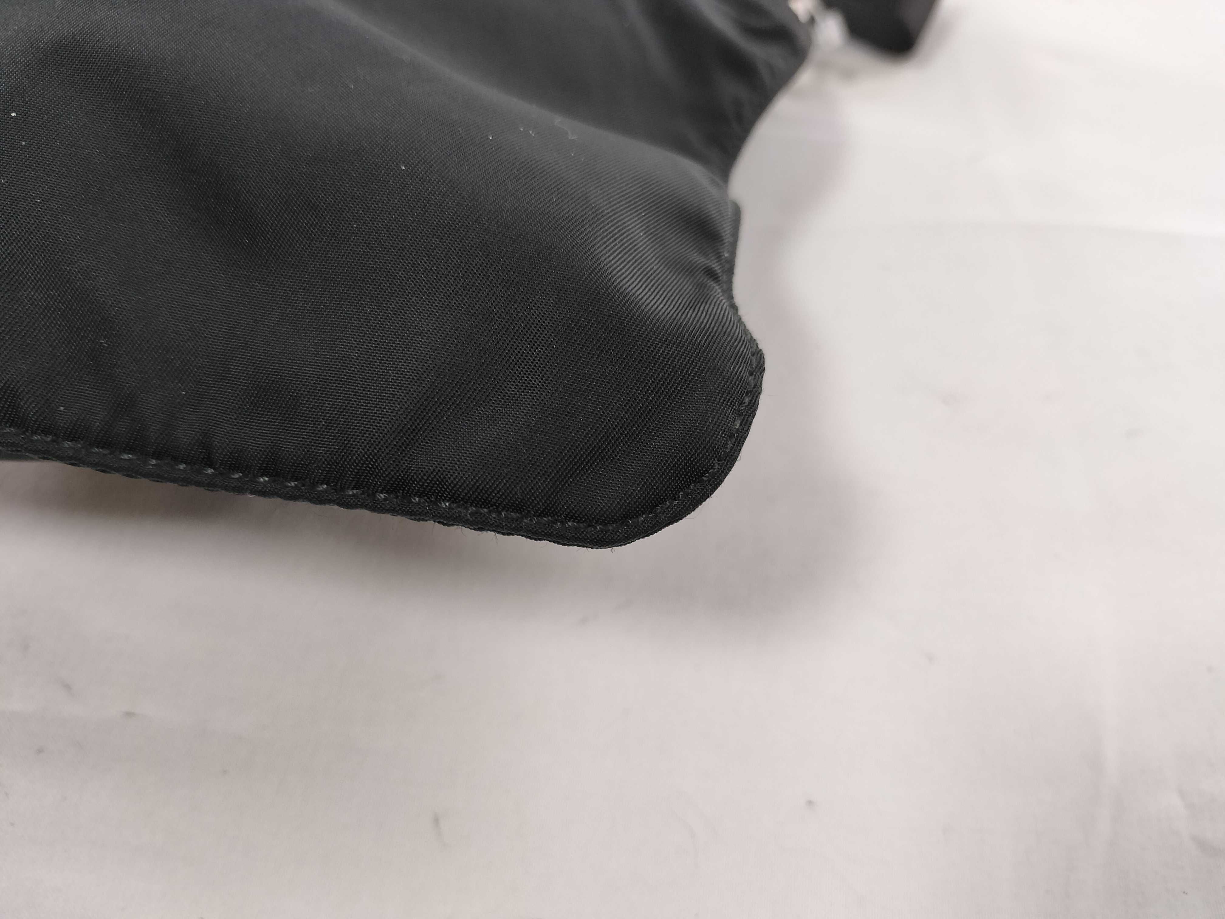 Nylon Shoulder Bag, Black — view 7