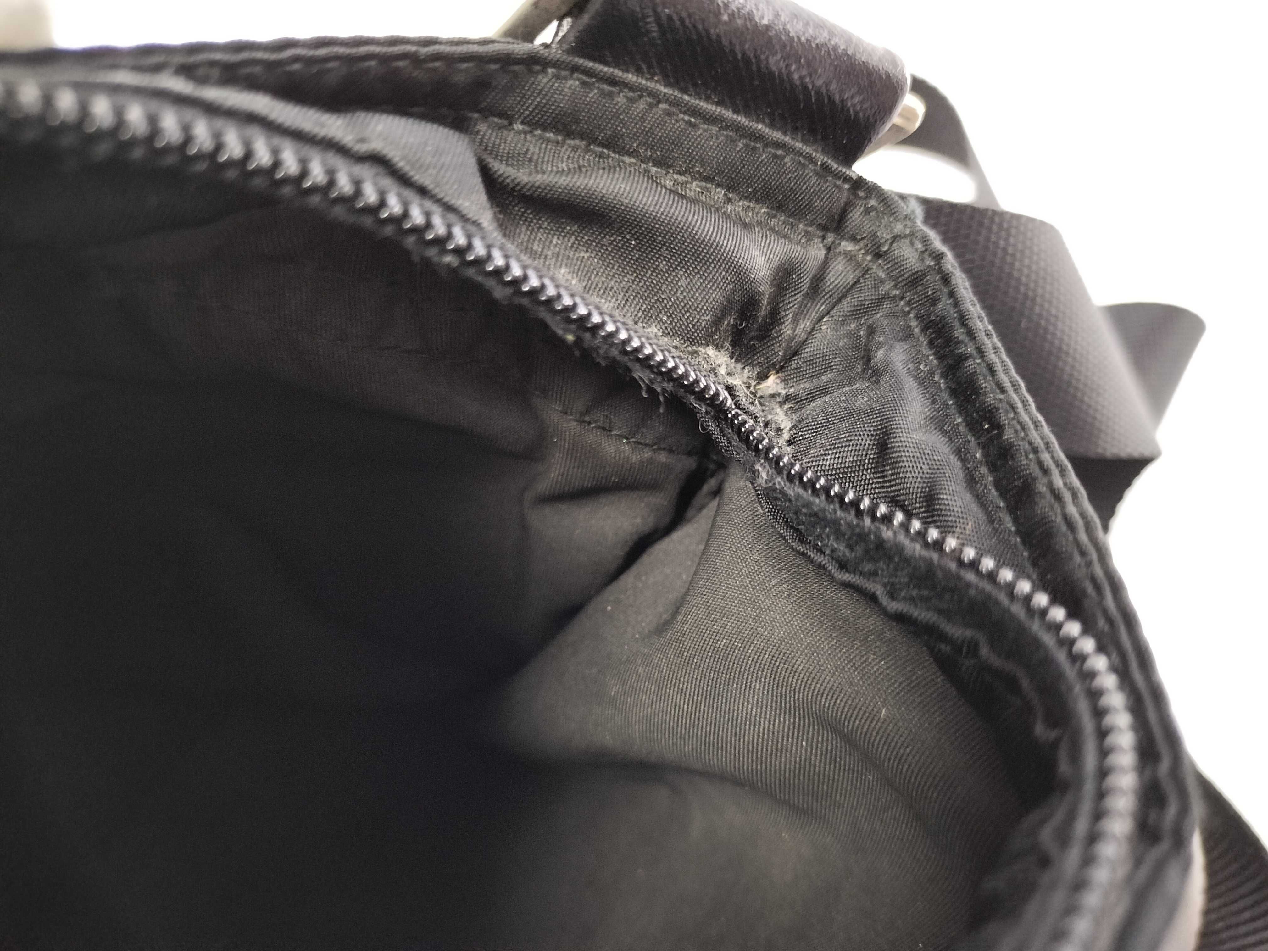 Nylon Shoulder Bag, Black — view 9