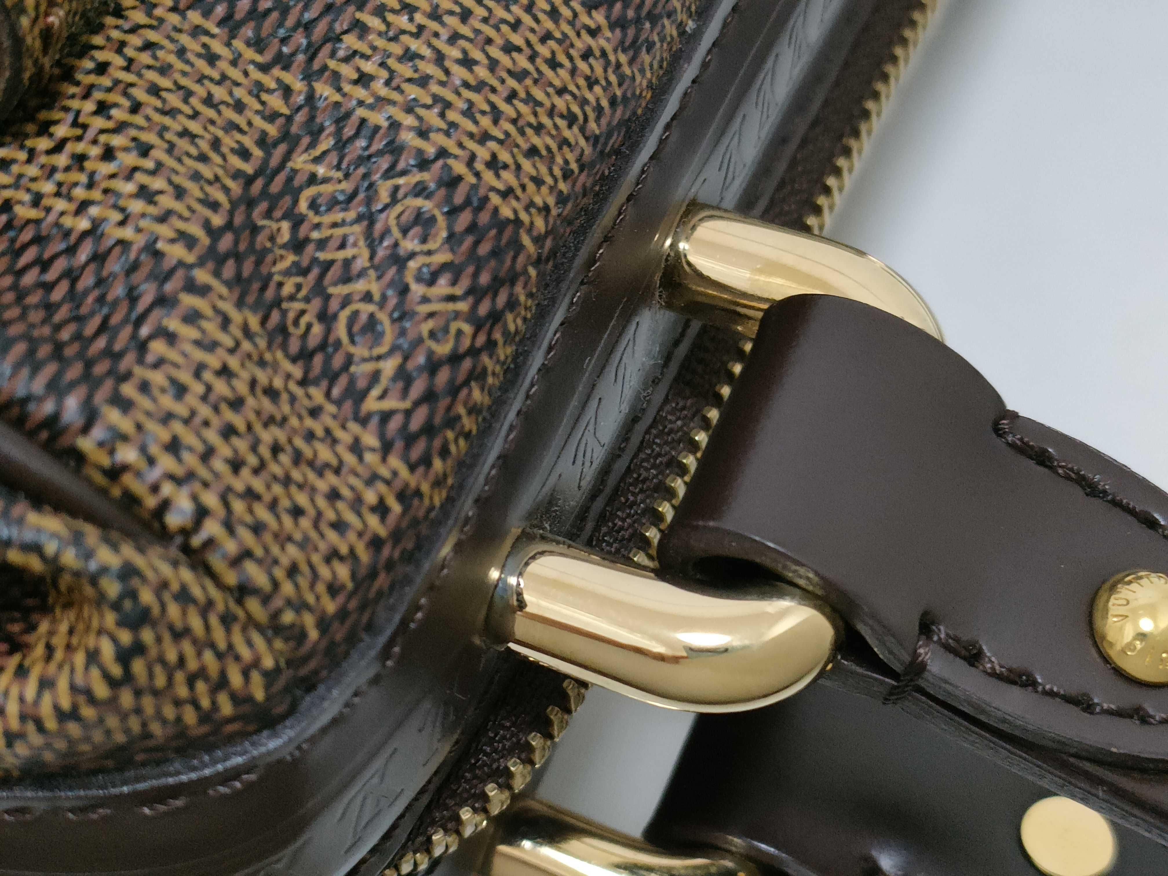 Damier Knightsbridge N51201 VI2098 Brown Handbag — view 5