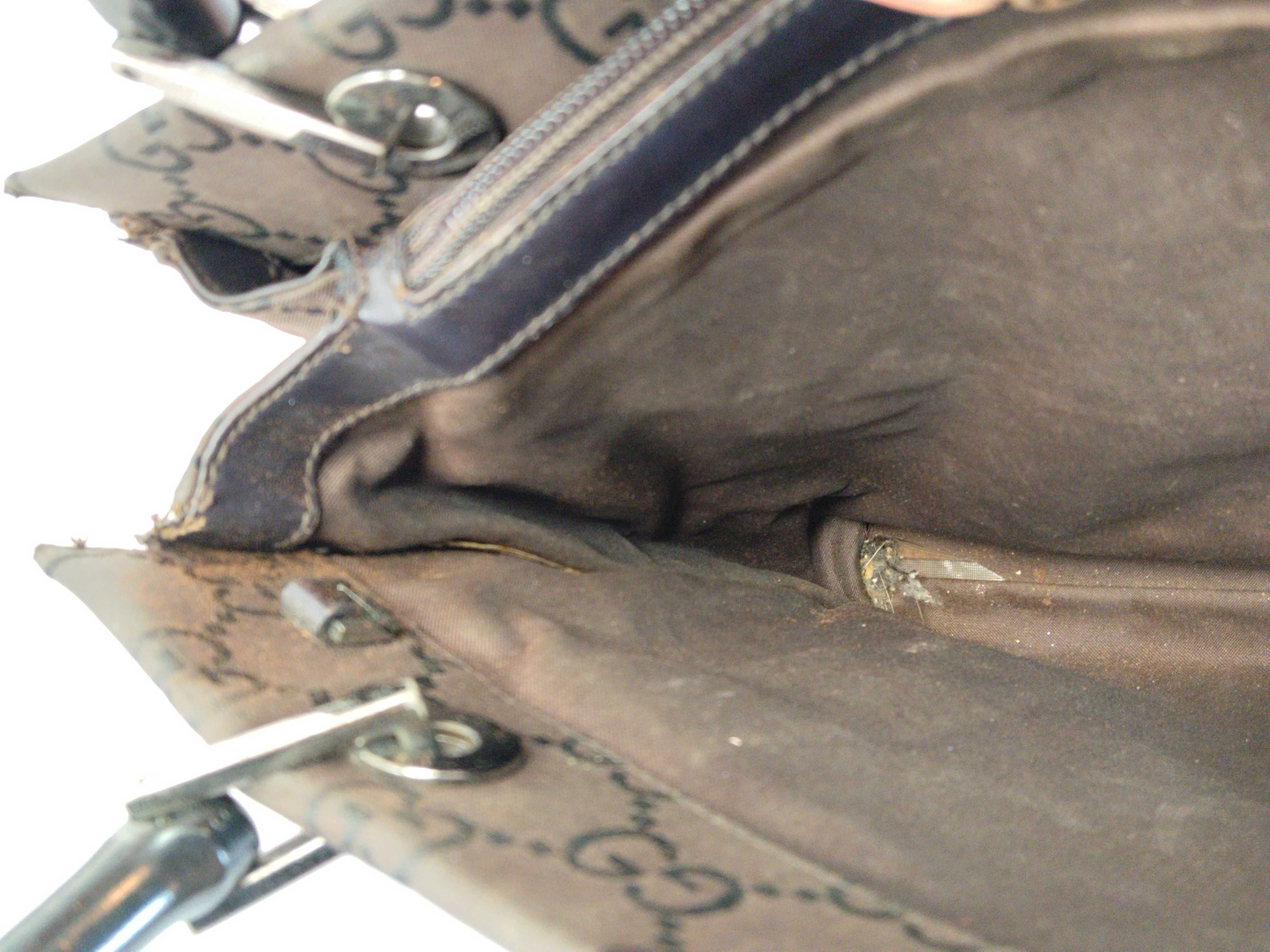 Bamboo GG Canvas Black Handbag — view 15