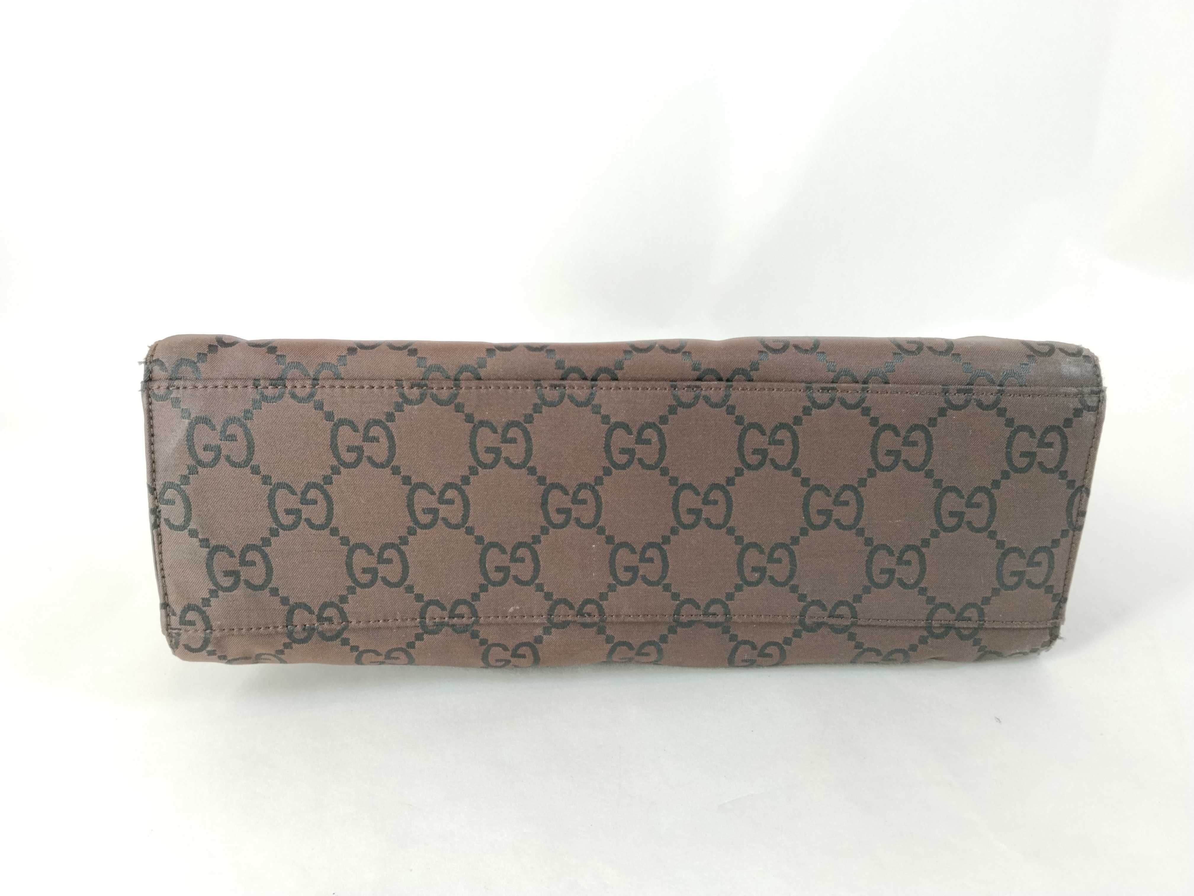 Bamboo GG Canvas Black Handbag — view 8