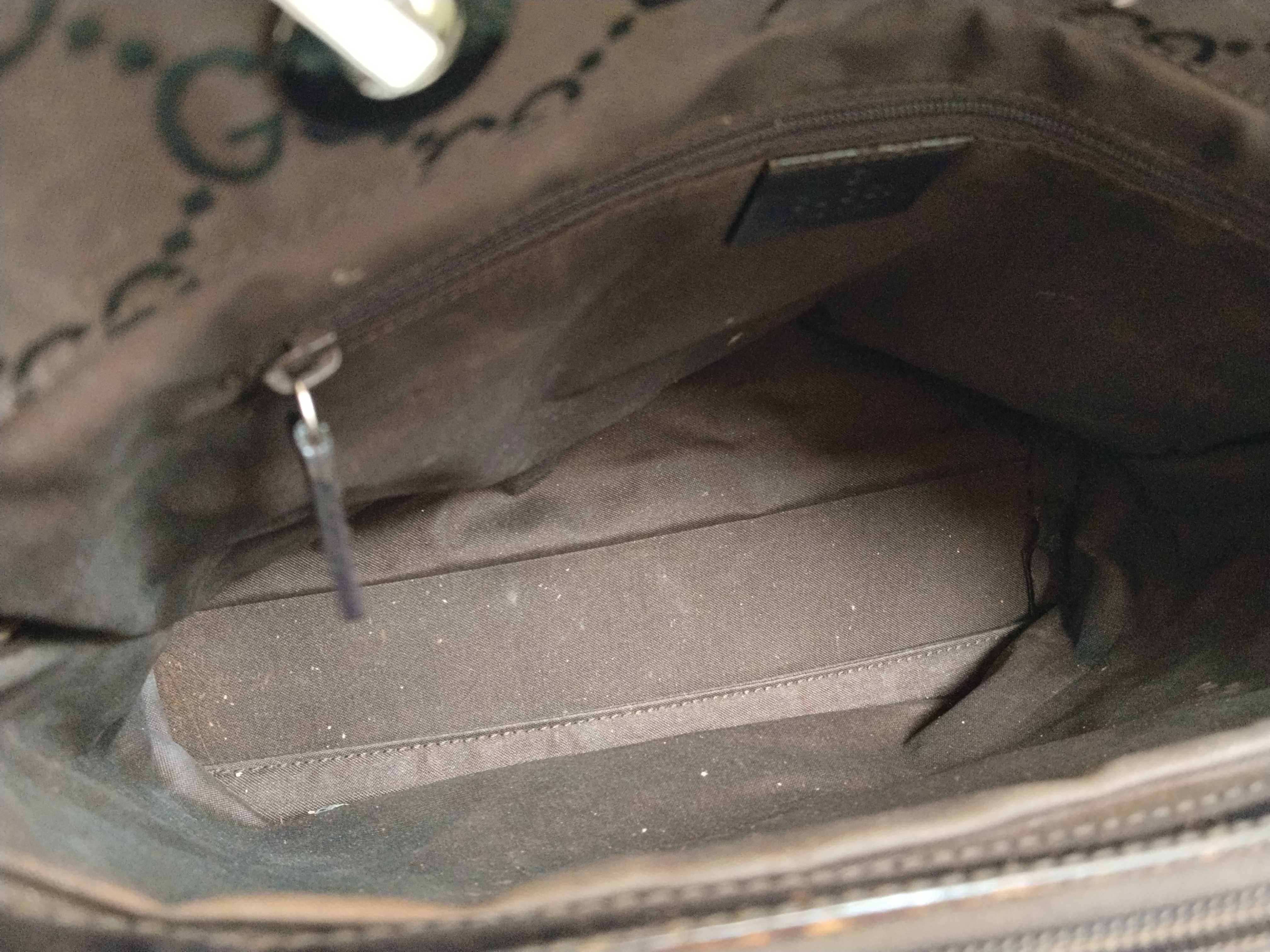 Bamboo GG Canvas Black Handbag — view 9