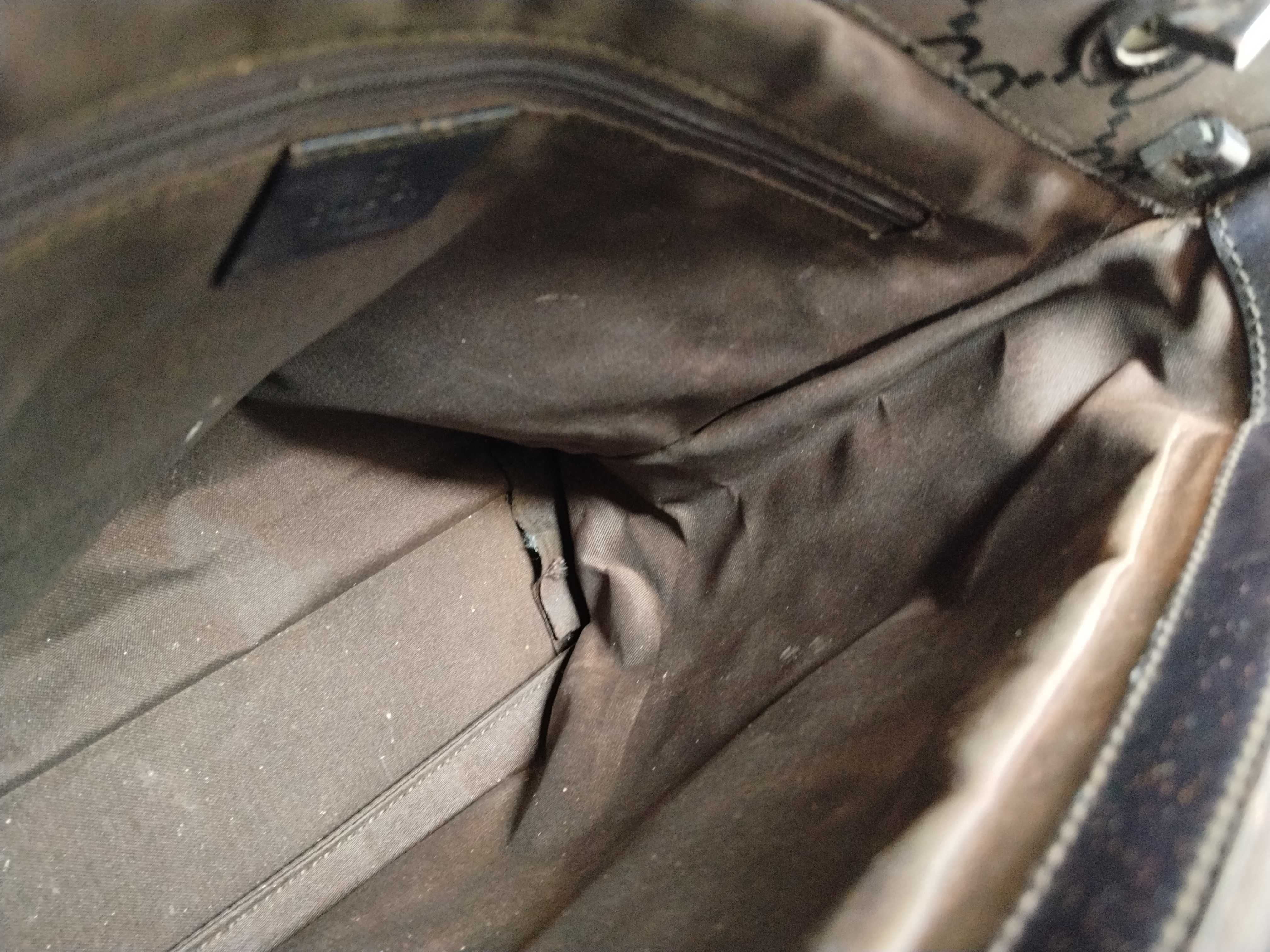 Bamboo GG Canvas Black Handbag — view 10