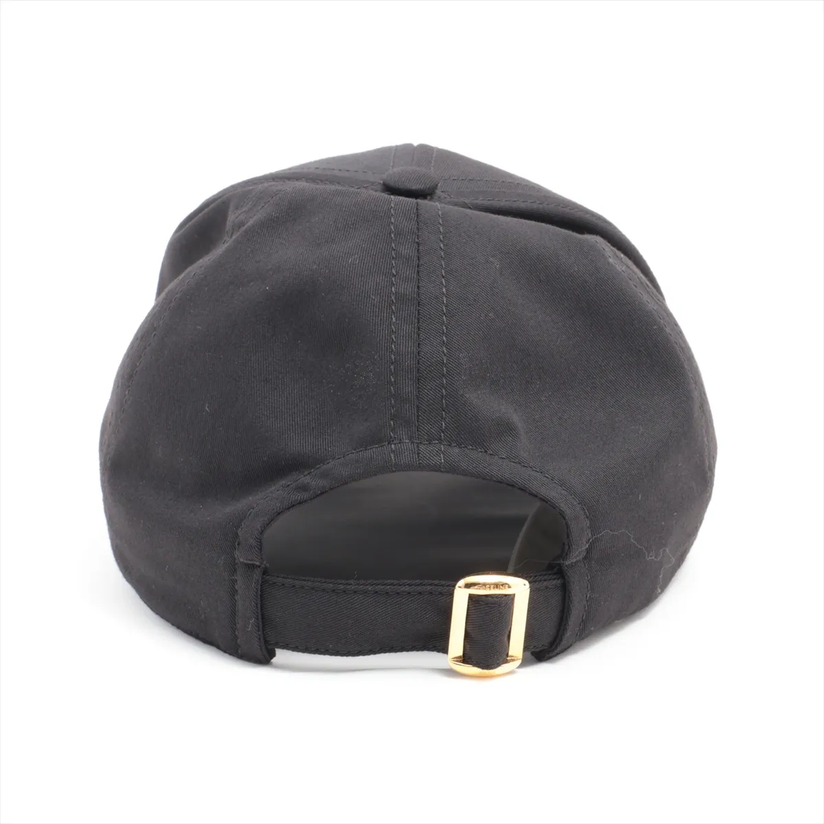2AUA1242N Logo Cap Cotton x Polyester Black — view 3
