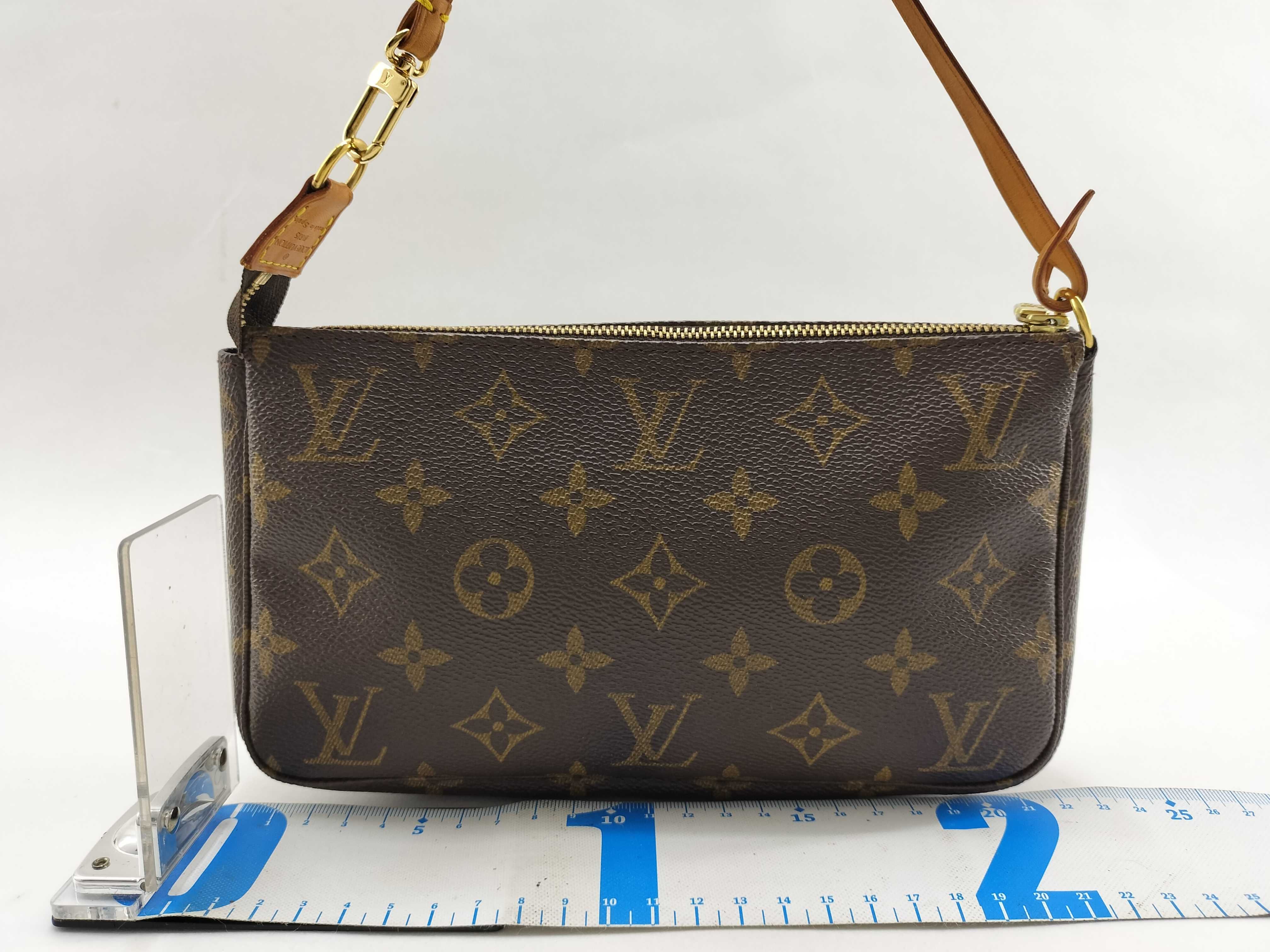 Monogram Pochette Accessoires M51980 CA1001 Brown Pouch — view 2